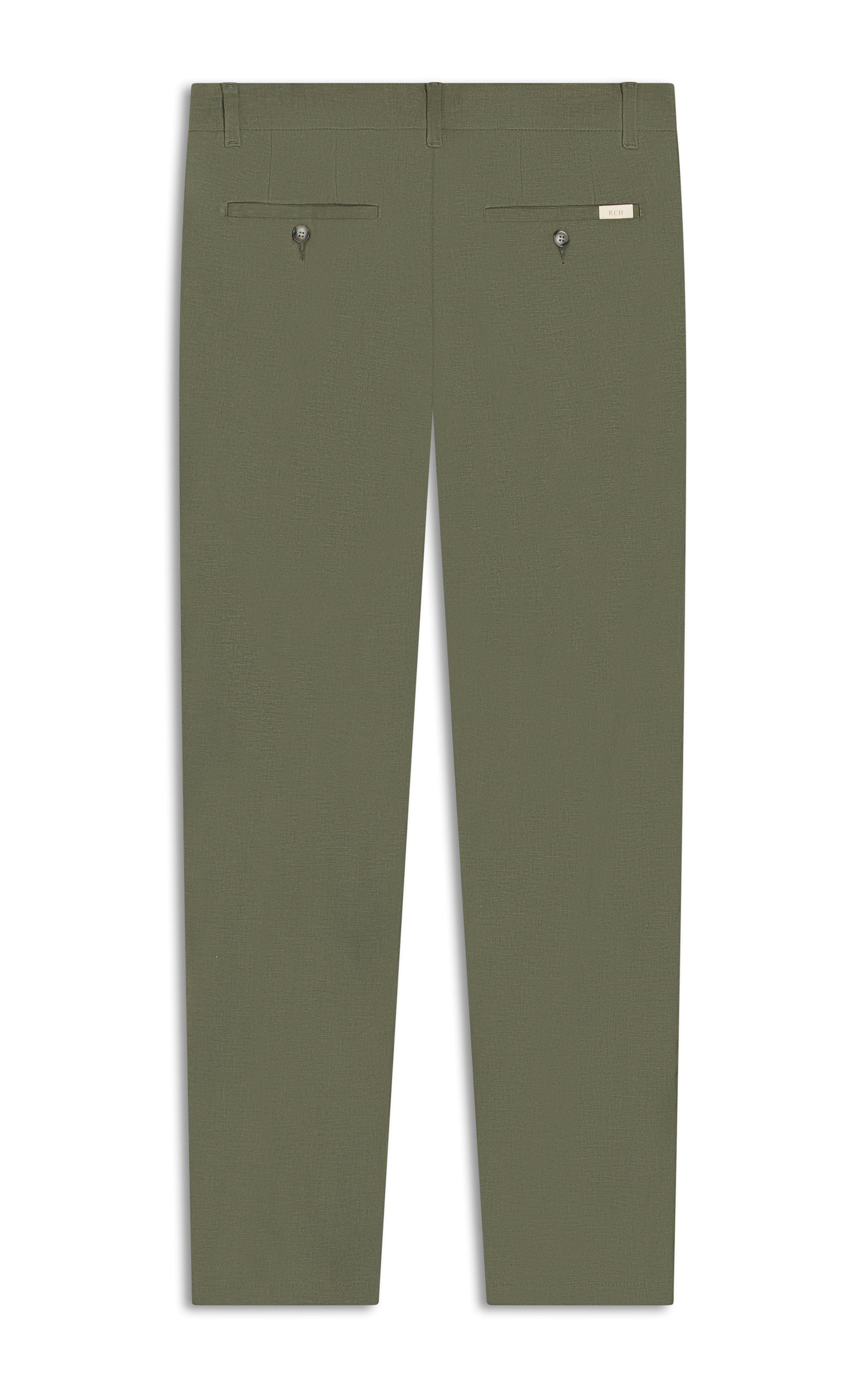 Calca Chino Classic Elegance Span Verde Militar