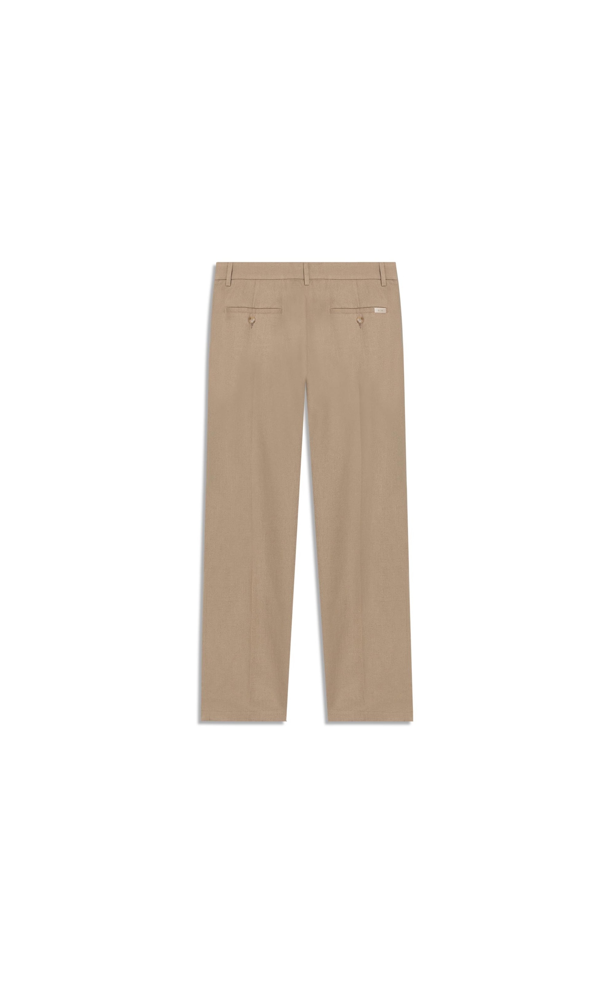Calca Chino Classic Linho Blend Caqui