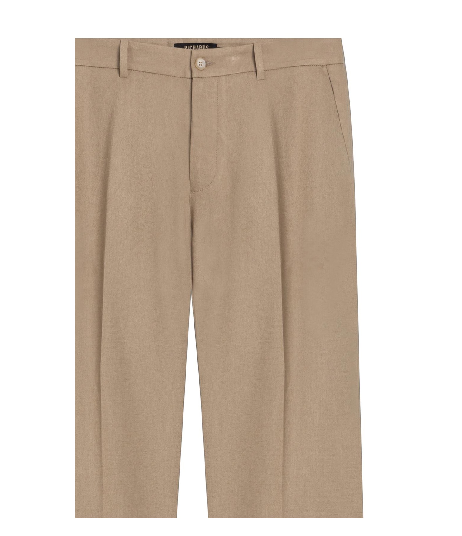 Calca Chino Classic Linho Blend Caqui