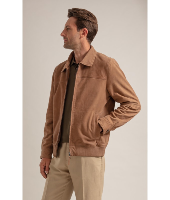 Calca Chino Classic Linho Blend Caqui