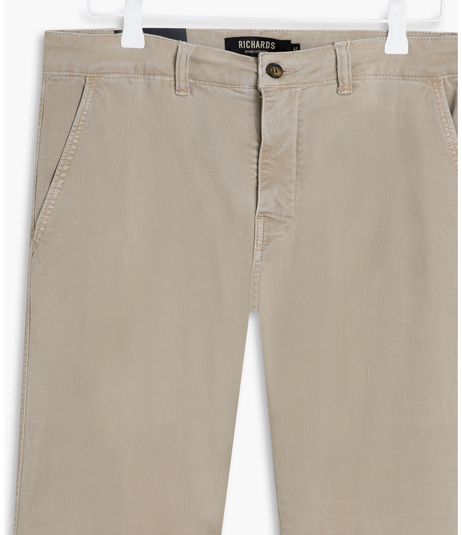 Calça Chino Color x Fit Cinza Medio