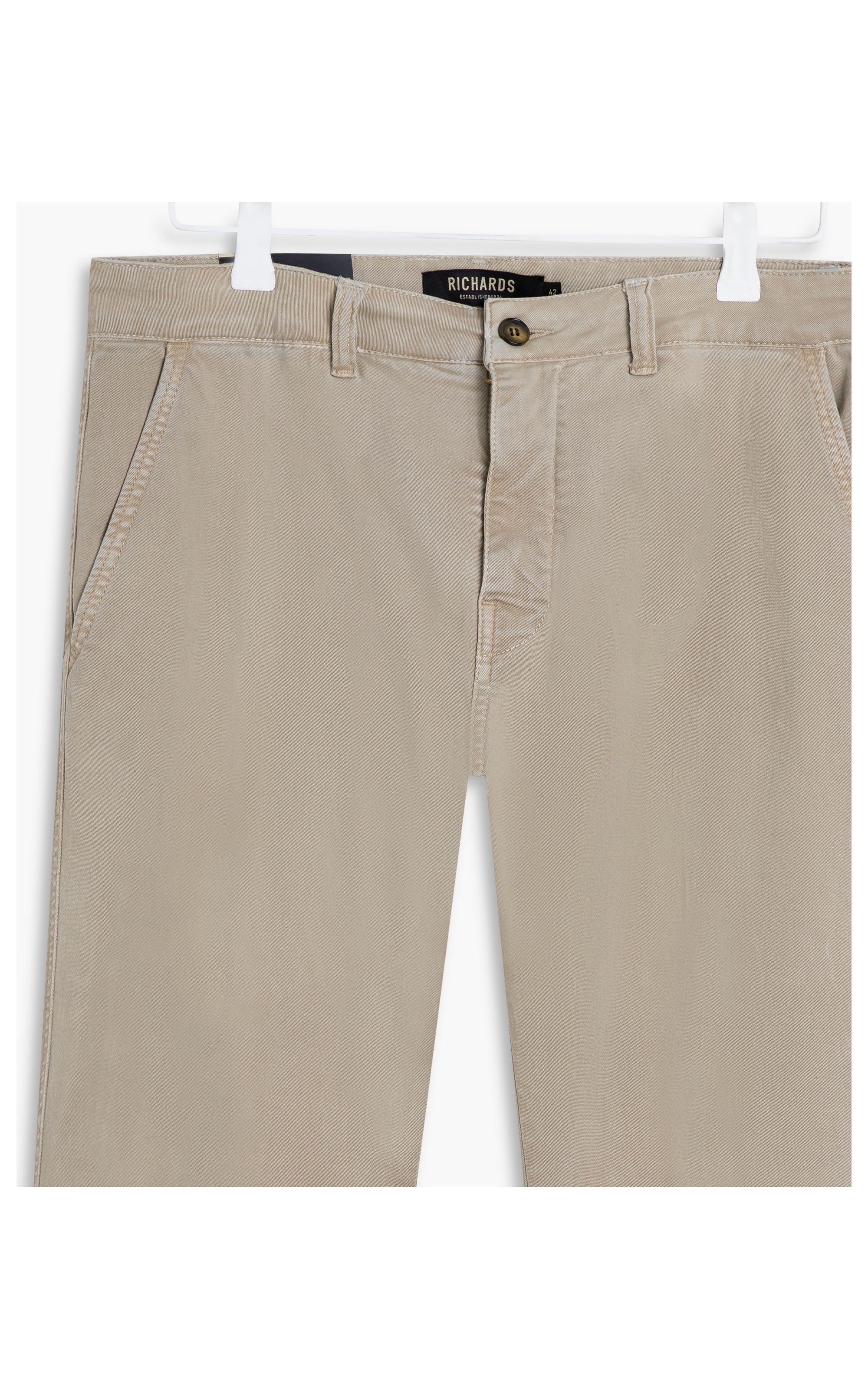 Calça Chino Color x Fit Cinza Medio