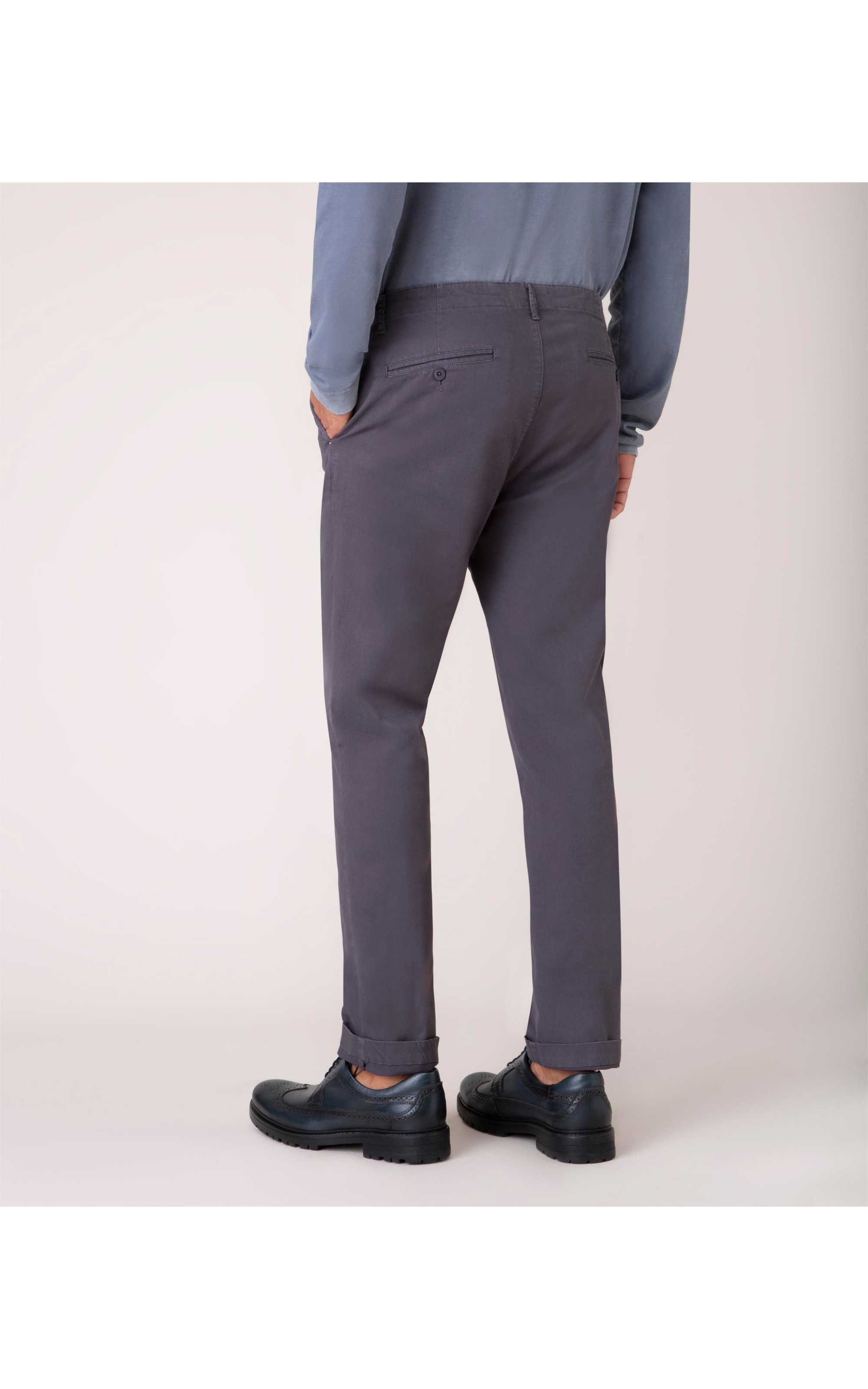 Calça Chino Colors Charcoal