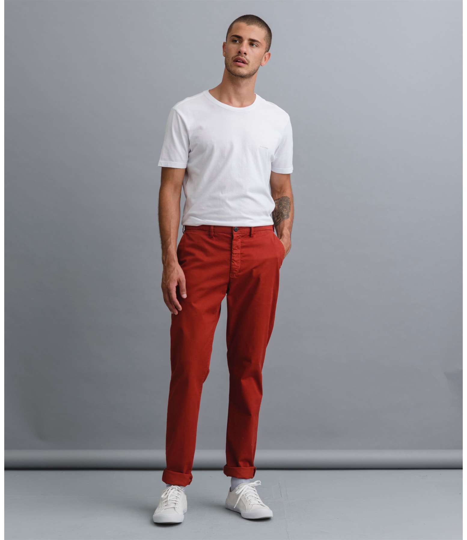 Calça Chino Colors Telha