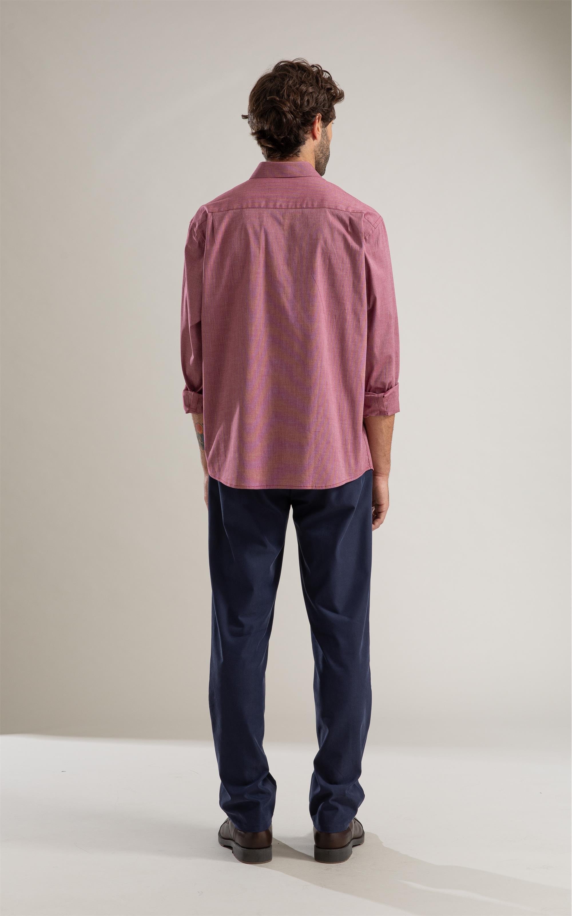 Calça Chino Compact Hermes Dark Navy
