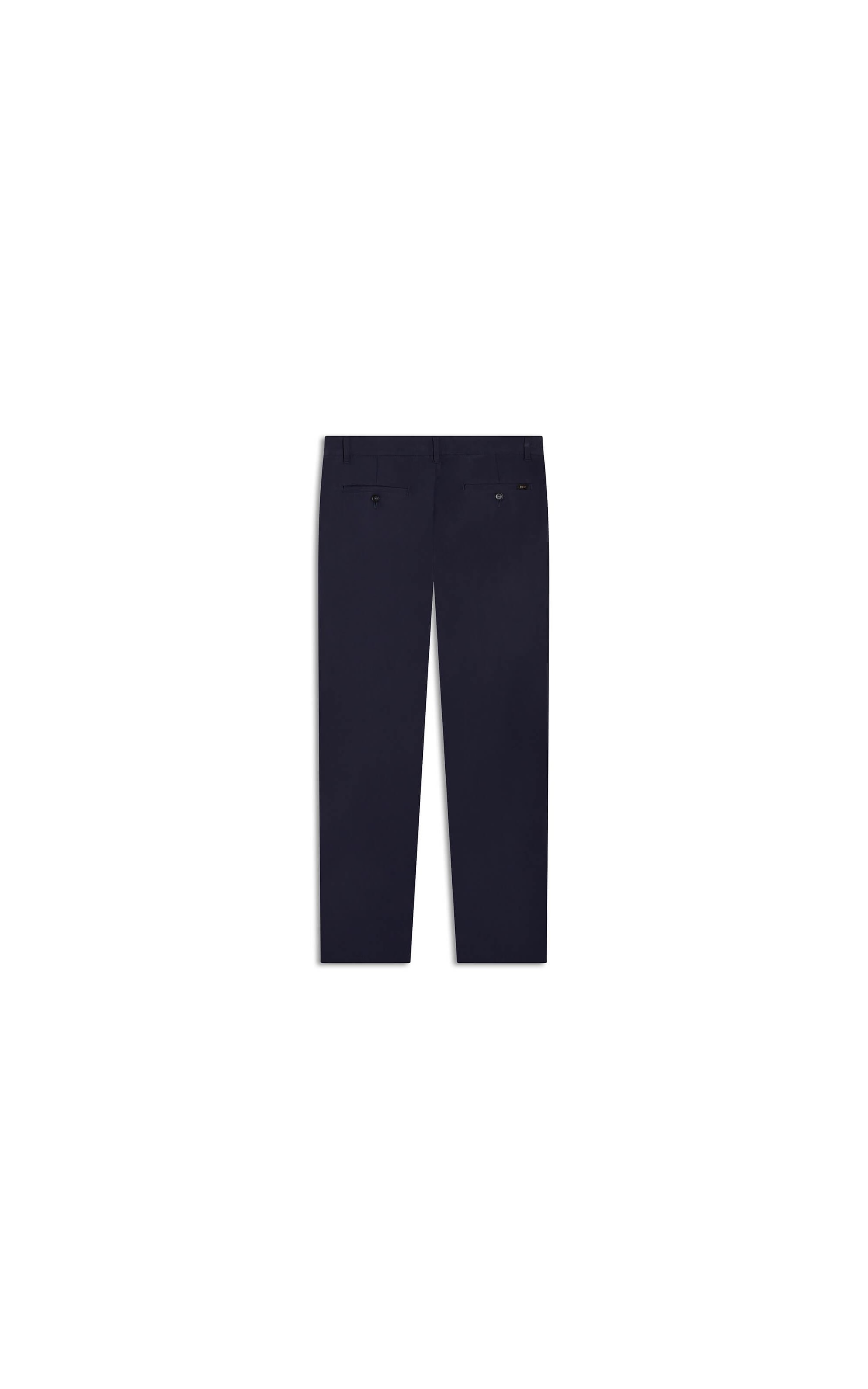 Calça Chino Compact Hermes Dark Navy