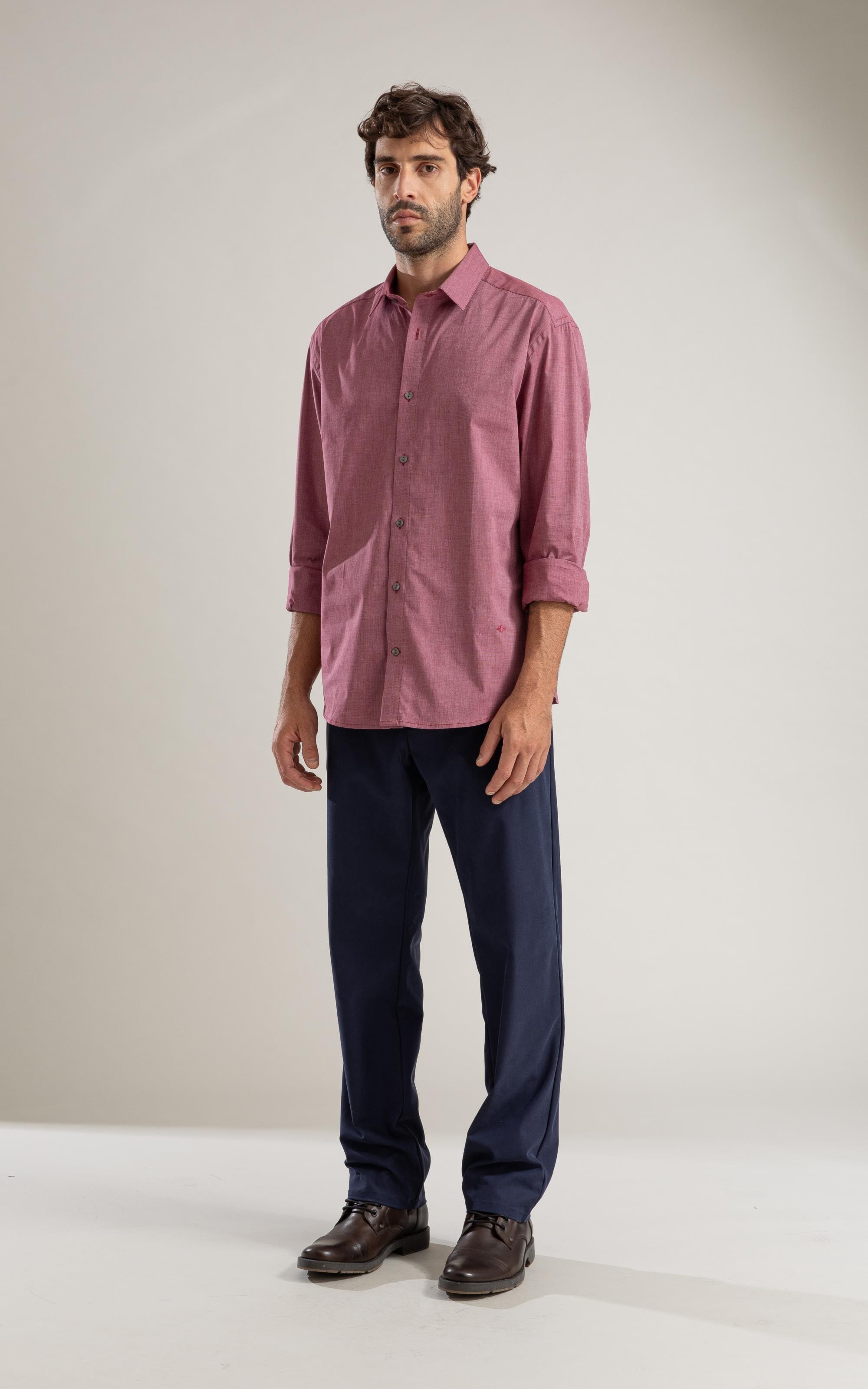 Calça Chino Compact Hermes Dark Navy