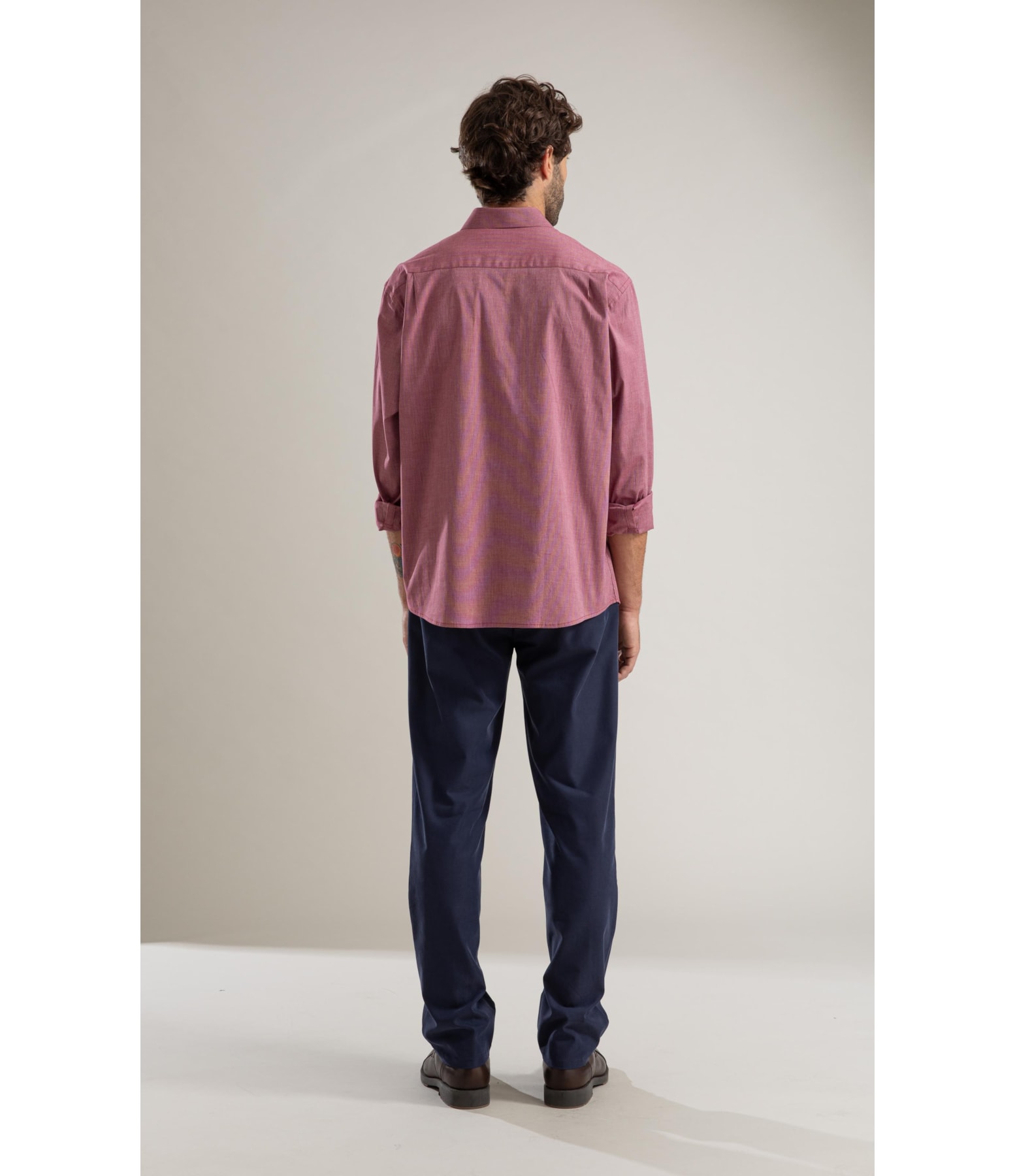 Calça Chino Compact Hermes Dark Navy