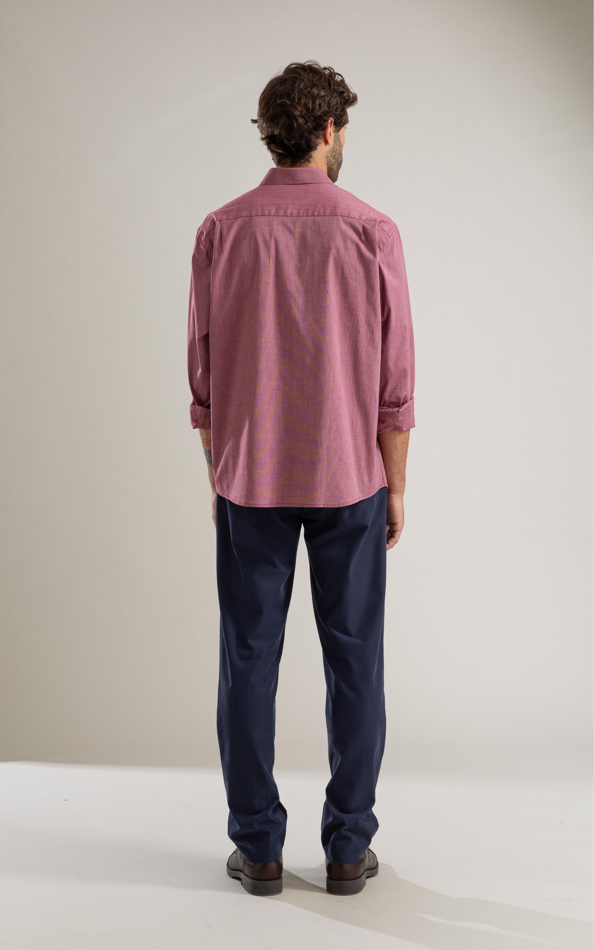 Calça Chino Compact Hermes Dark Navy