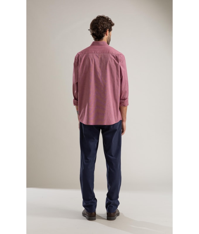 Calça Chino Compact Hermes Dark Navy