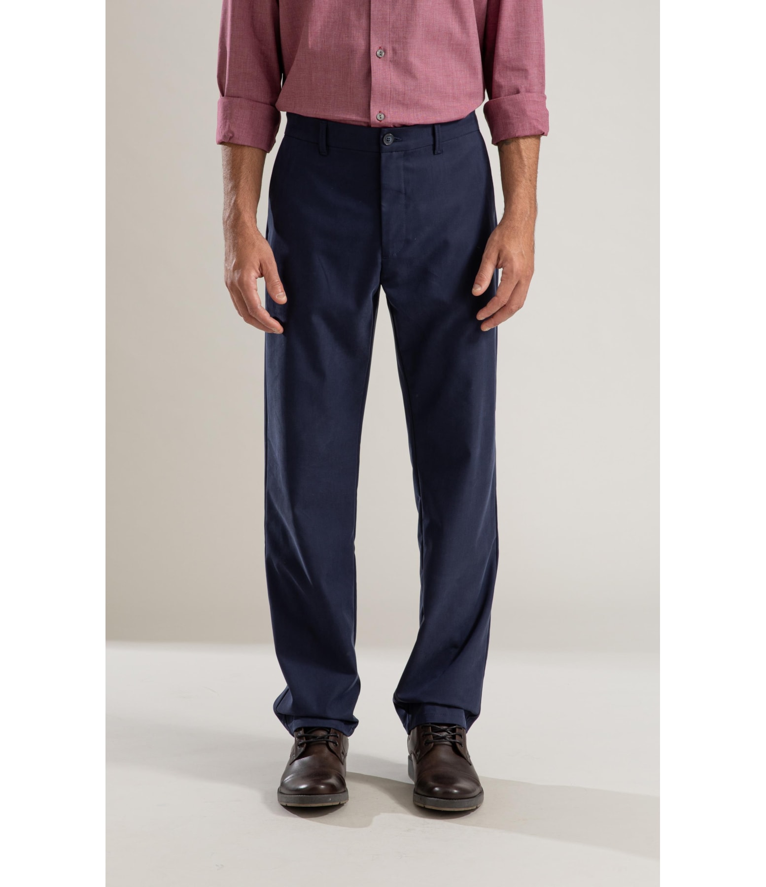 Calça Chino Compact Hermes Dark Navy