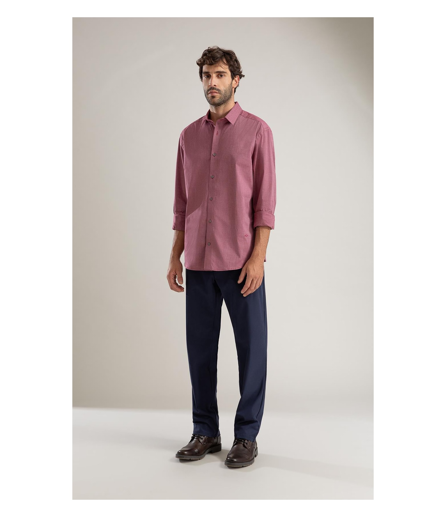 Calça Chino Compact Hermes Dark Navy