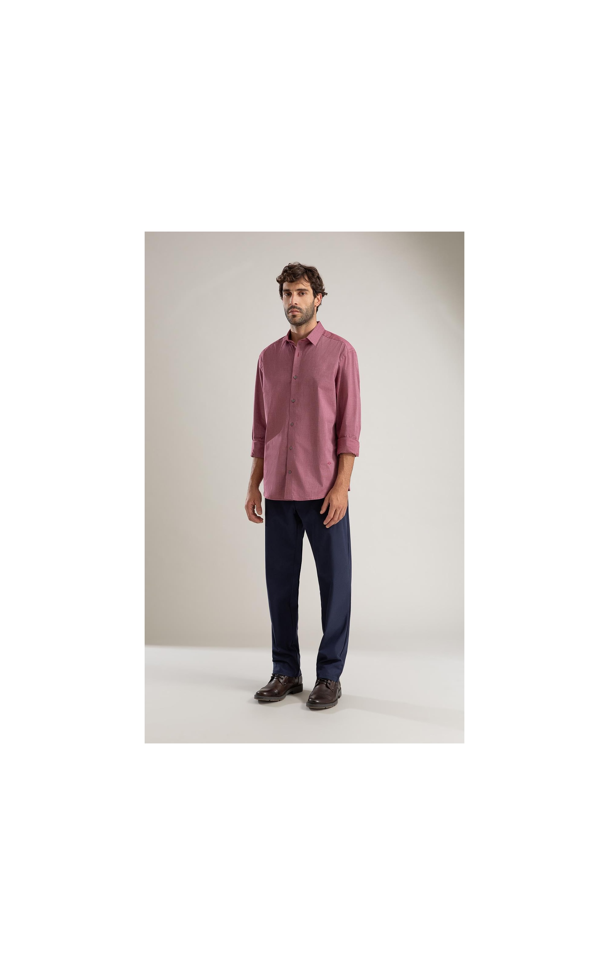 Calça Chino Compact Hermes Dark Navy