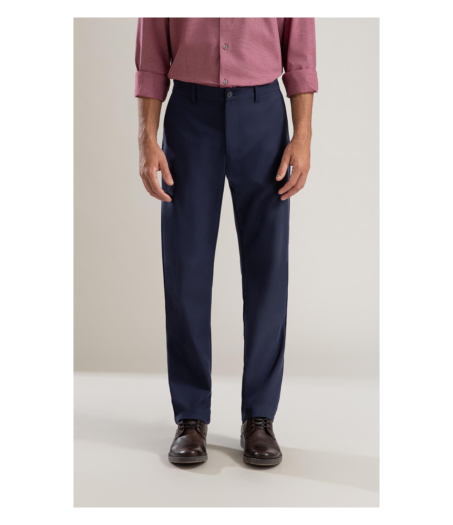 Calça Chino Compact Hermes Dark Navy
