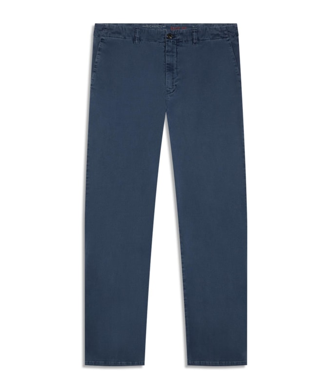 Calca Chino Cós Direto Vmp Basic Fit Marinho