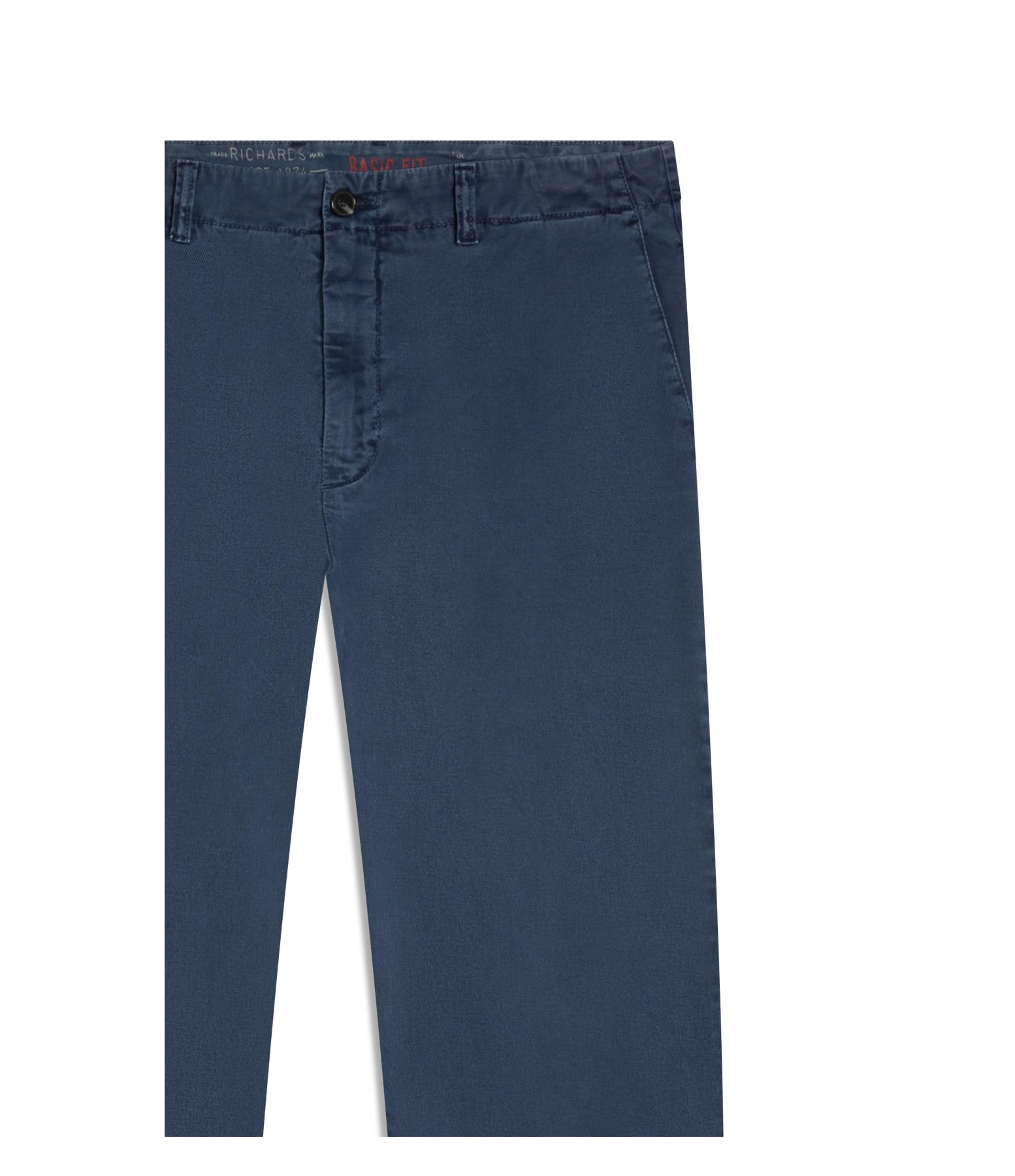 Calca Chino Cós Direto Vmp Basic Fit Marinho