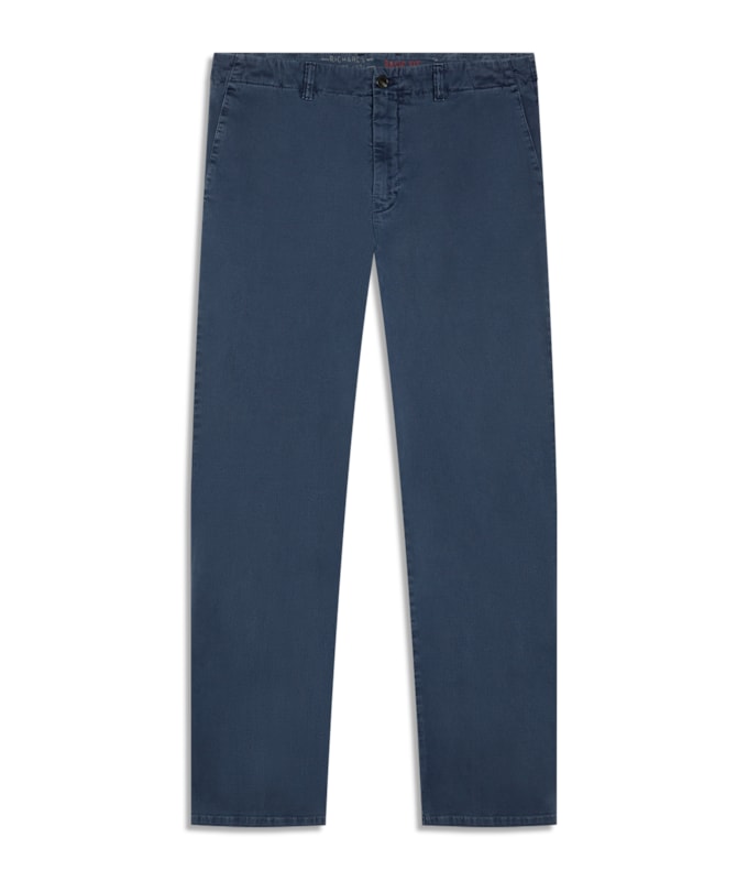 Calca Chino Cós Direto Vmp Basic Fit Marinho
