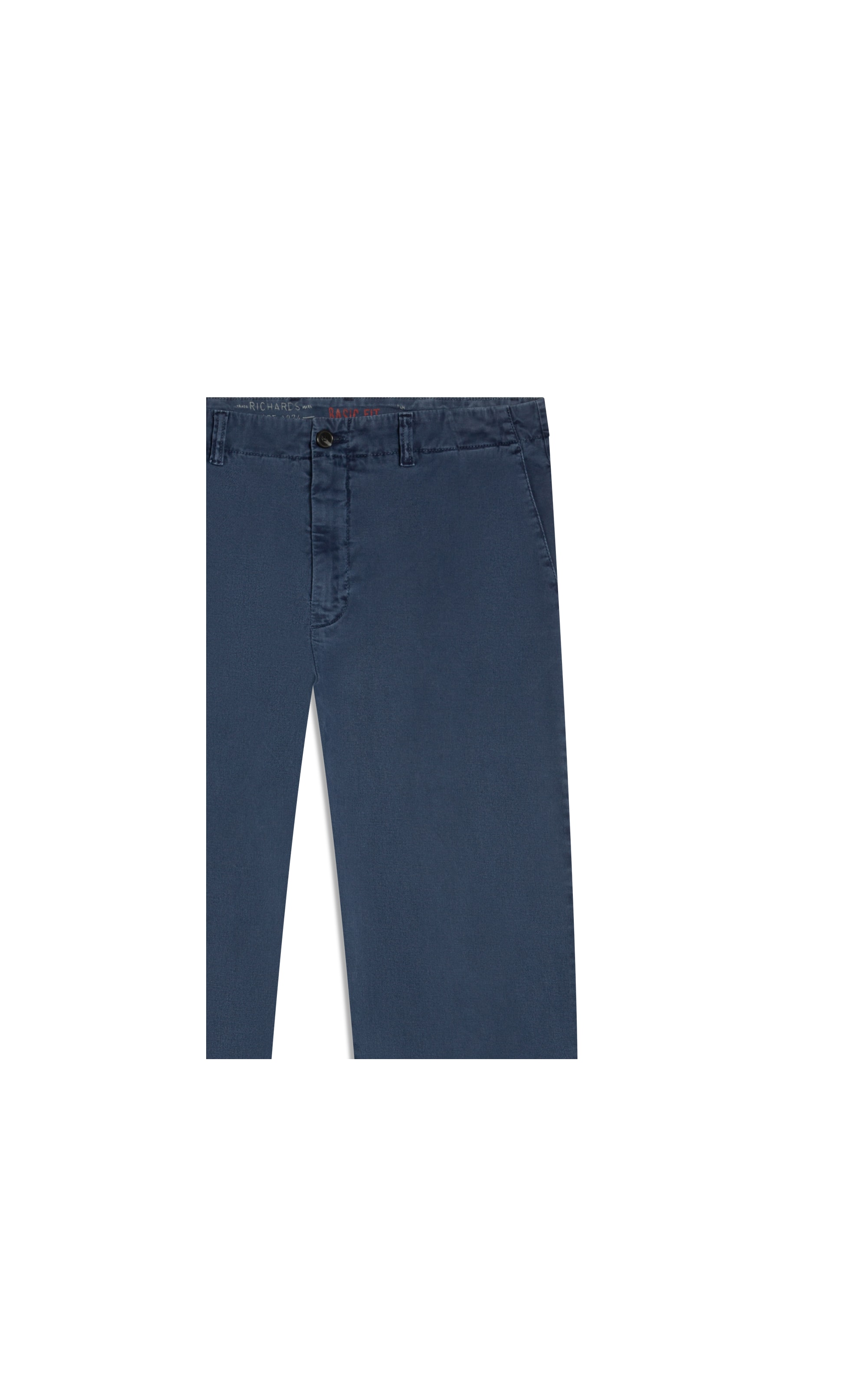 Calca Chino Cós Direto Vmp Basic Fit Marinho