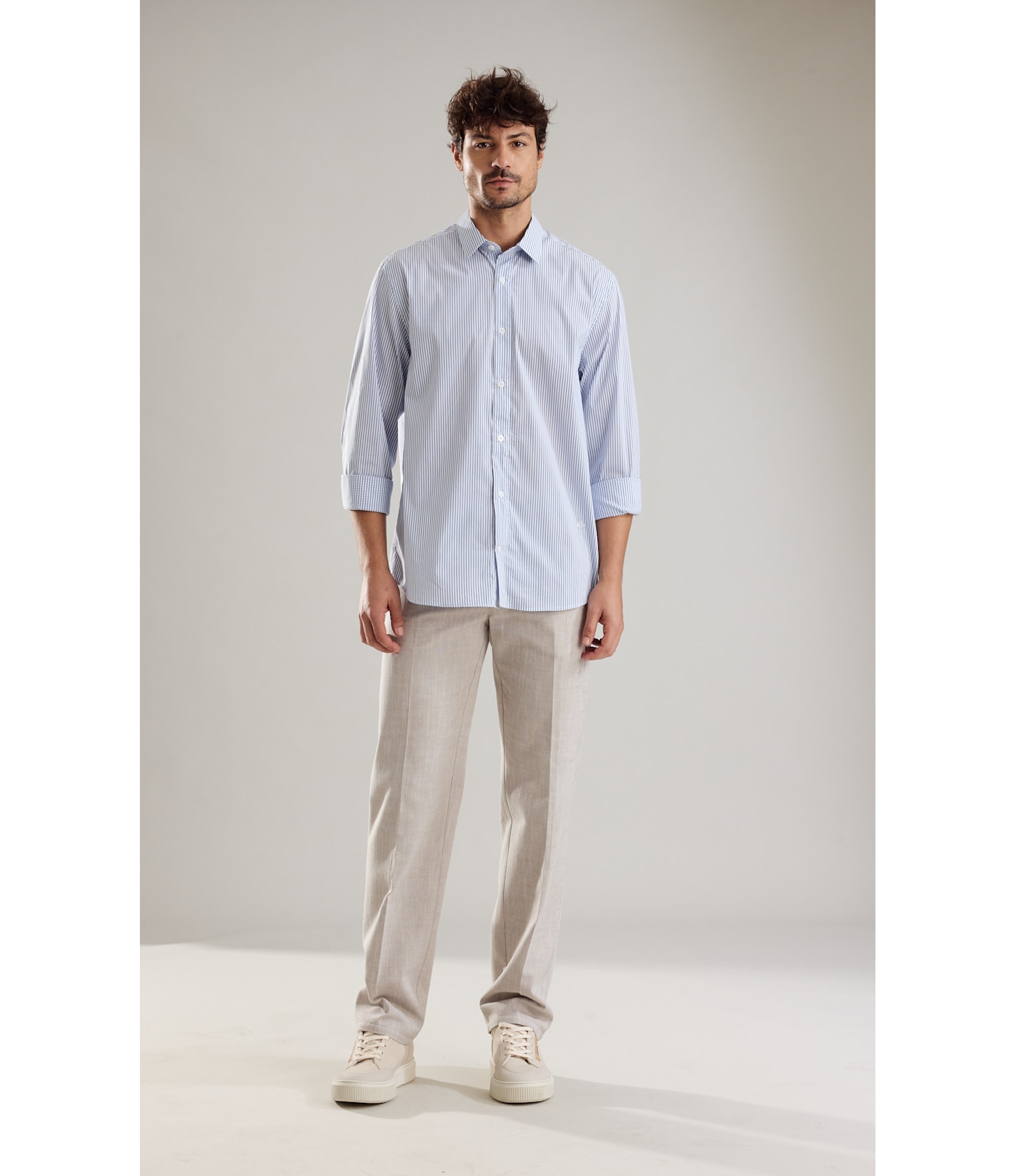 Calça Chino Coton Flame Caqui