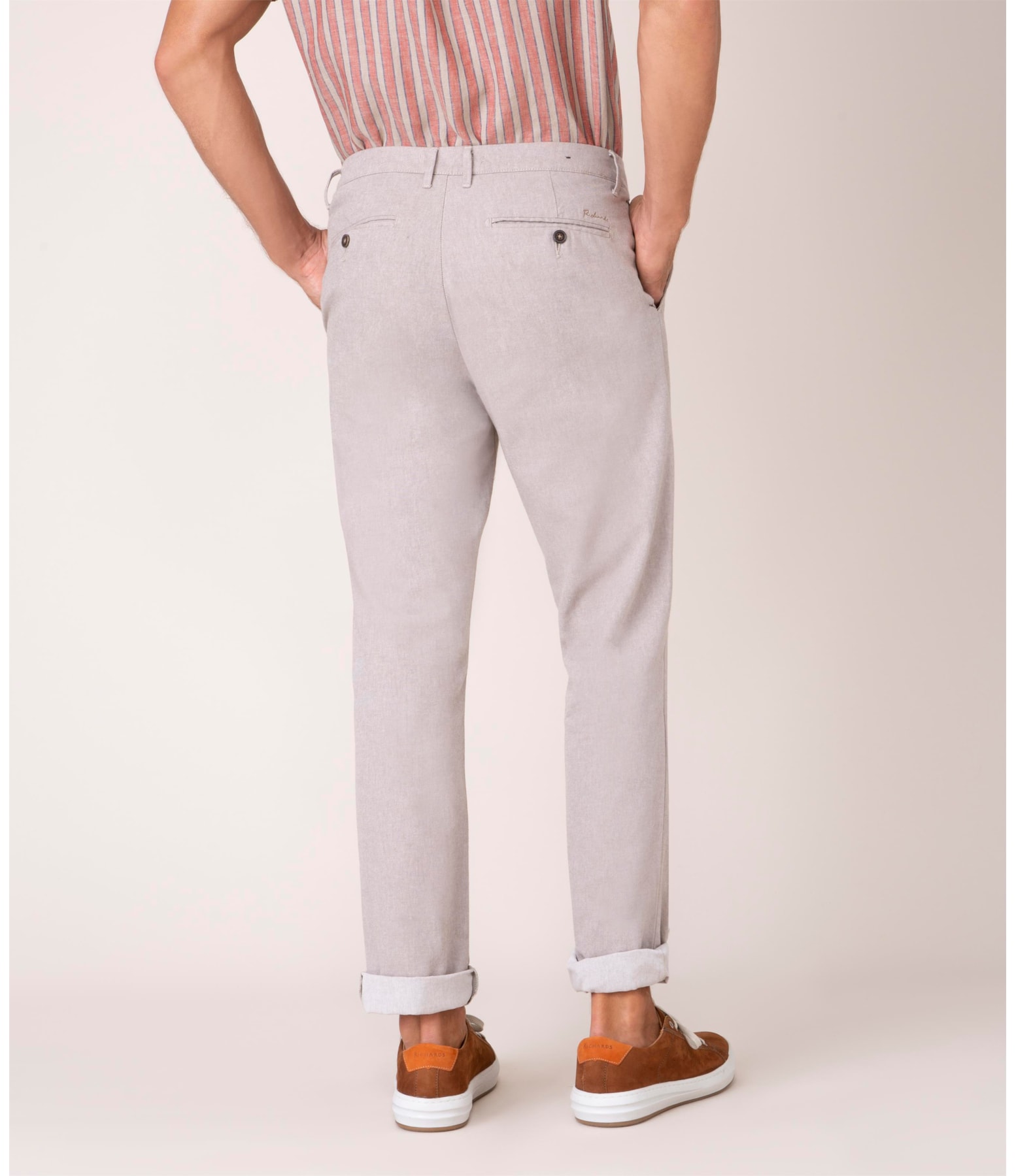 Calça Chino Cotton Sarja Tabaco