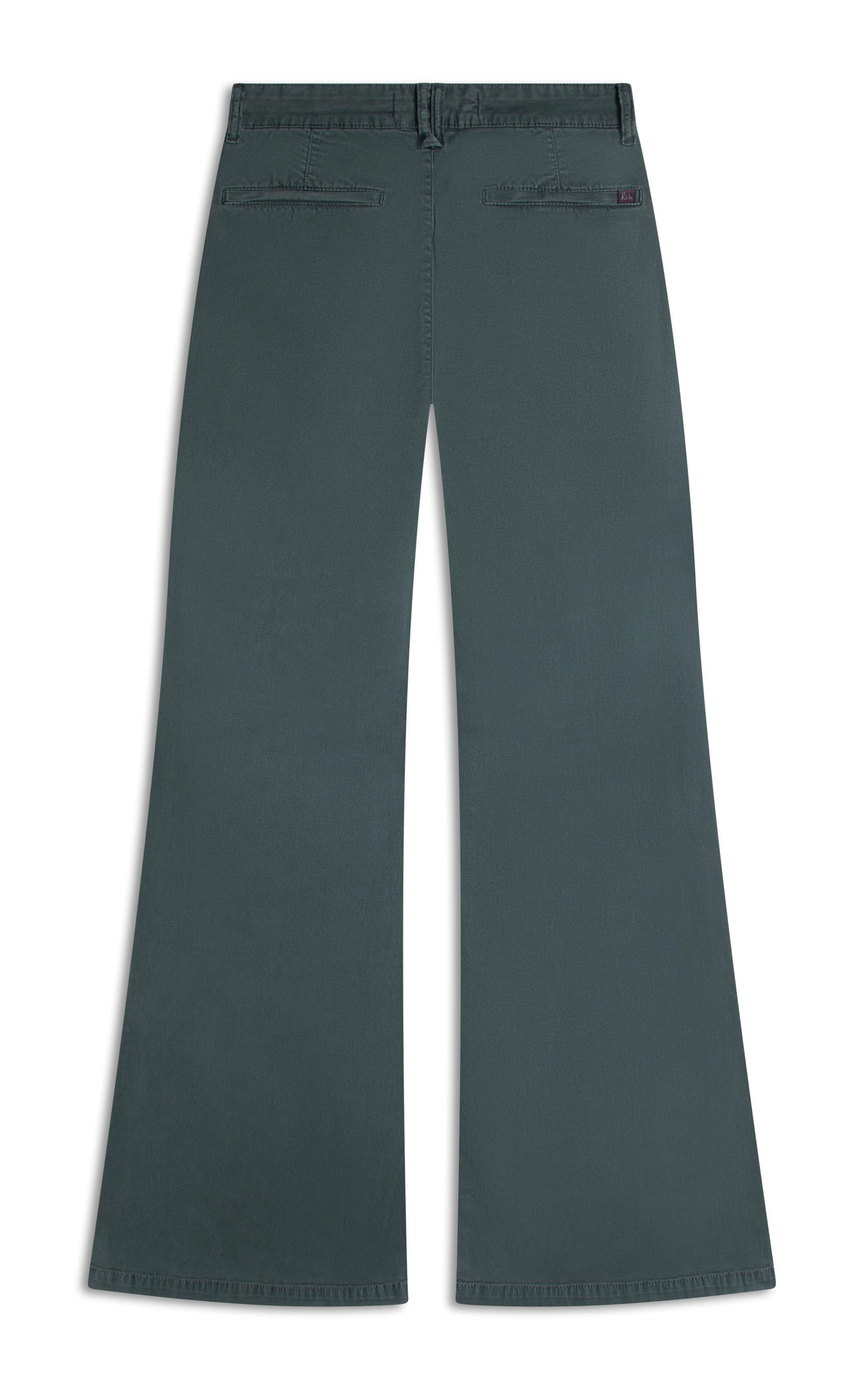 Calça Chino Ctp Flare Verde Army