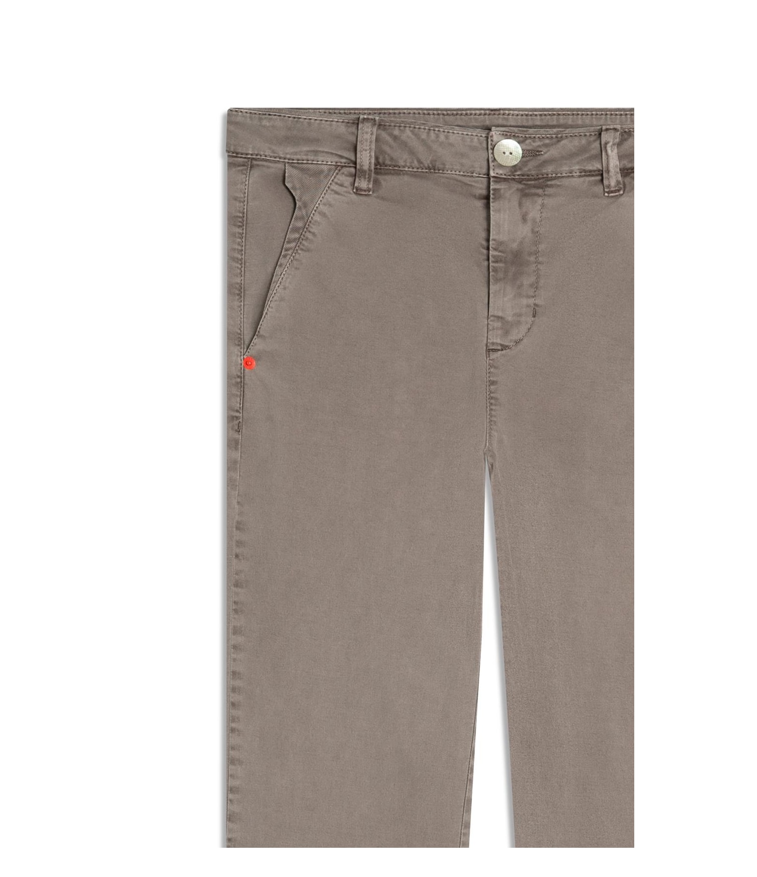 Calca Chino Det Reta Vmp Castor