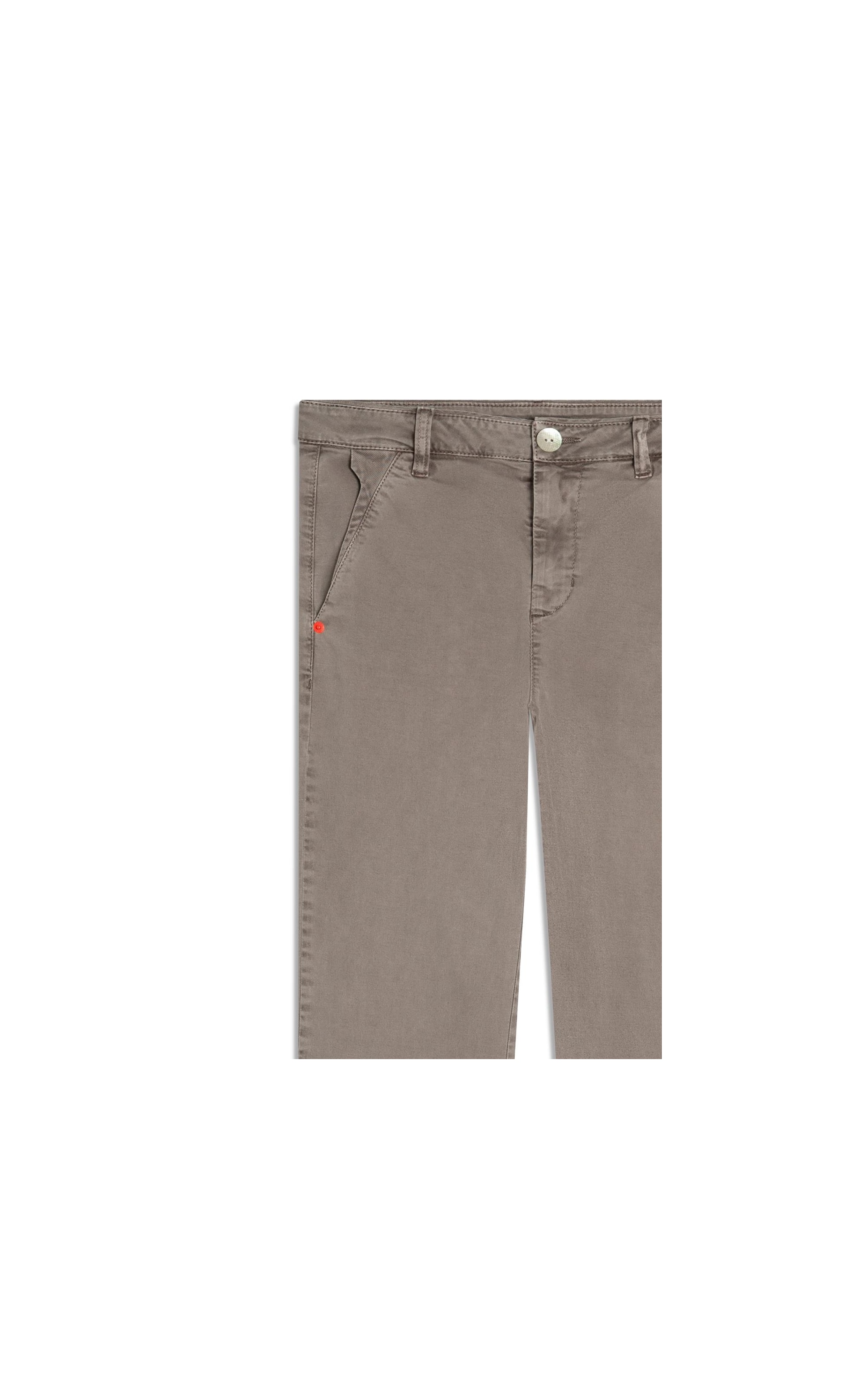 Calca Chino Det Reta Vmp Castor