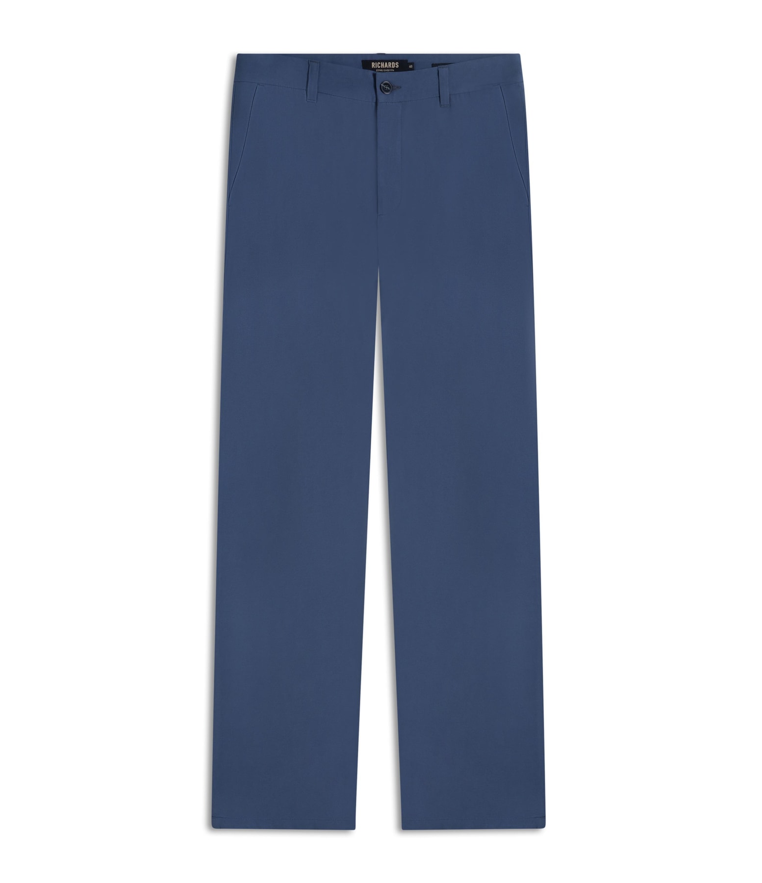Calça Chino Dominique Azul Seco