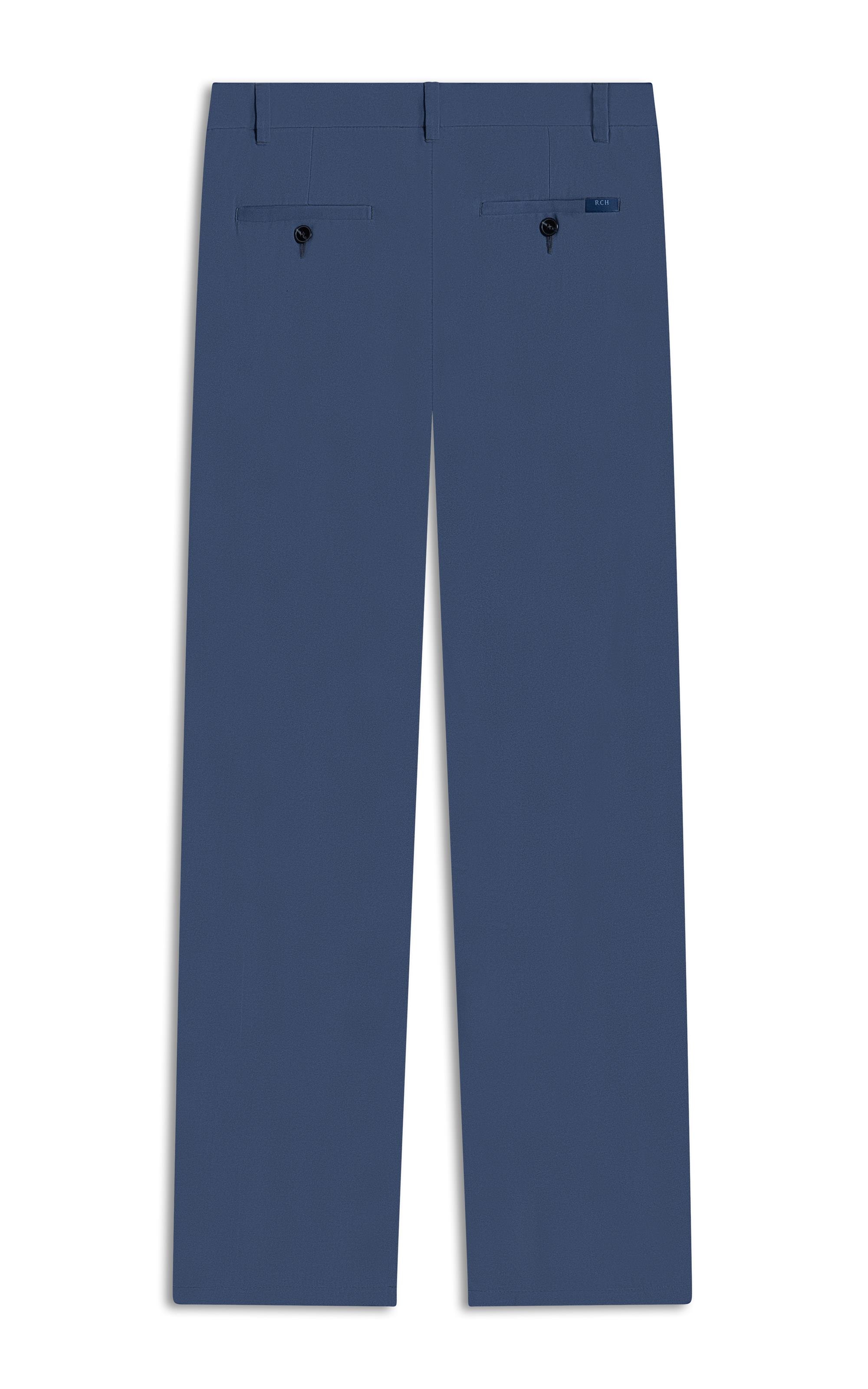 Calça Chino Dominique Azul Seco
