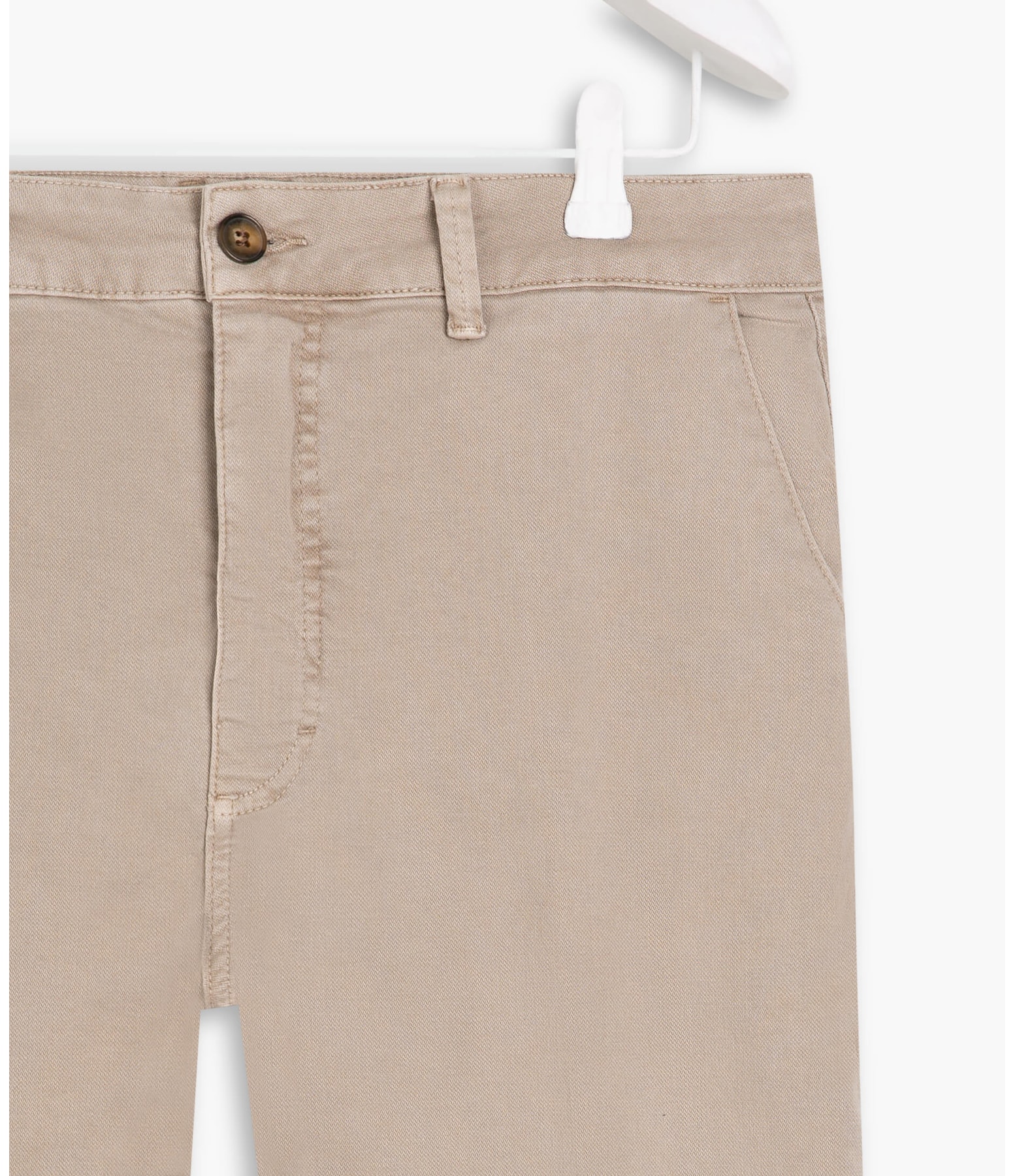 Calça Chino Jogging Color Cinza Medio