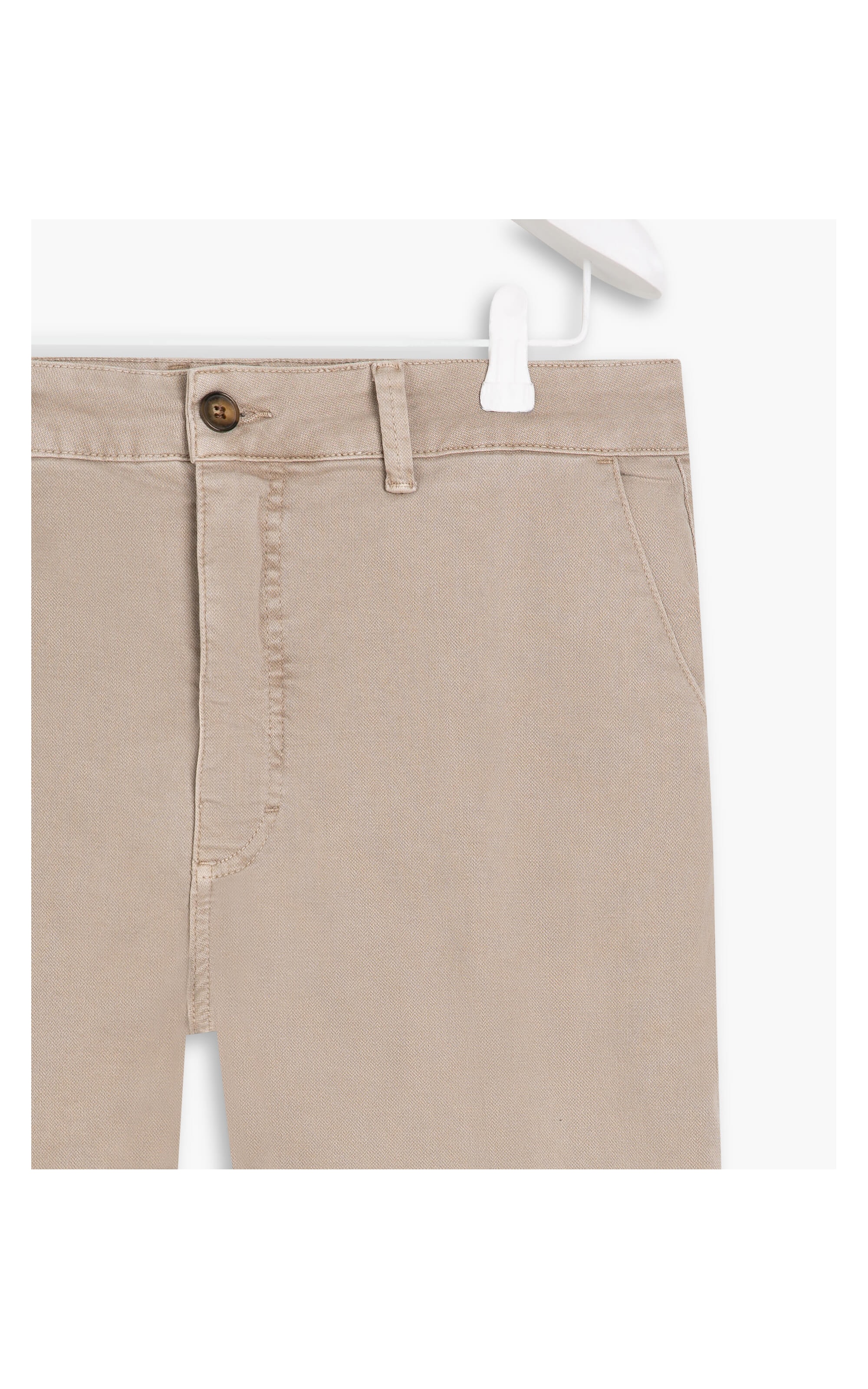 Calça Chino Jogging Color Cinza Medio