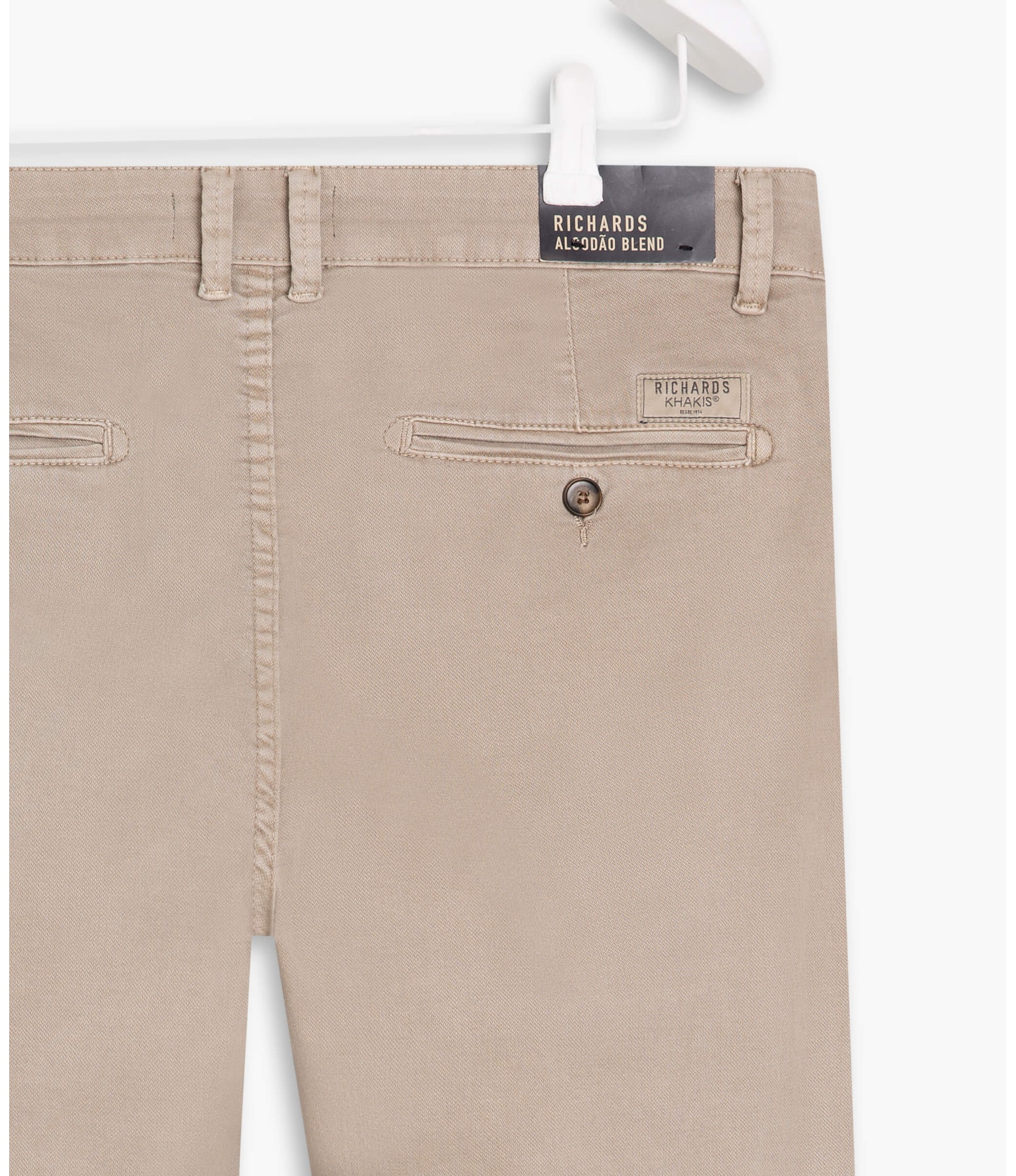 Calça Chino Jogging Color Cinza Medio