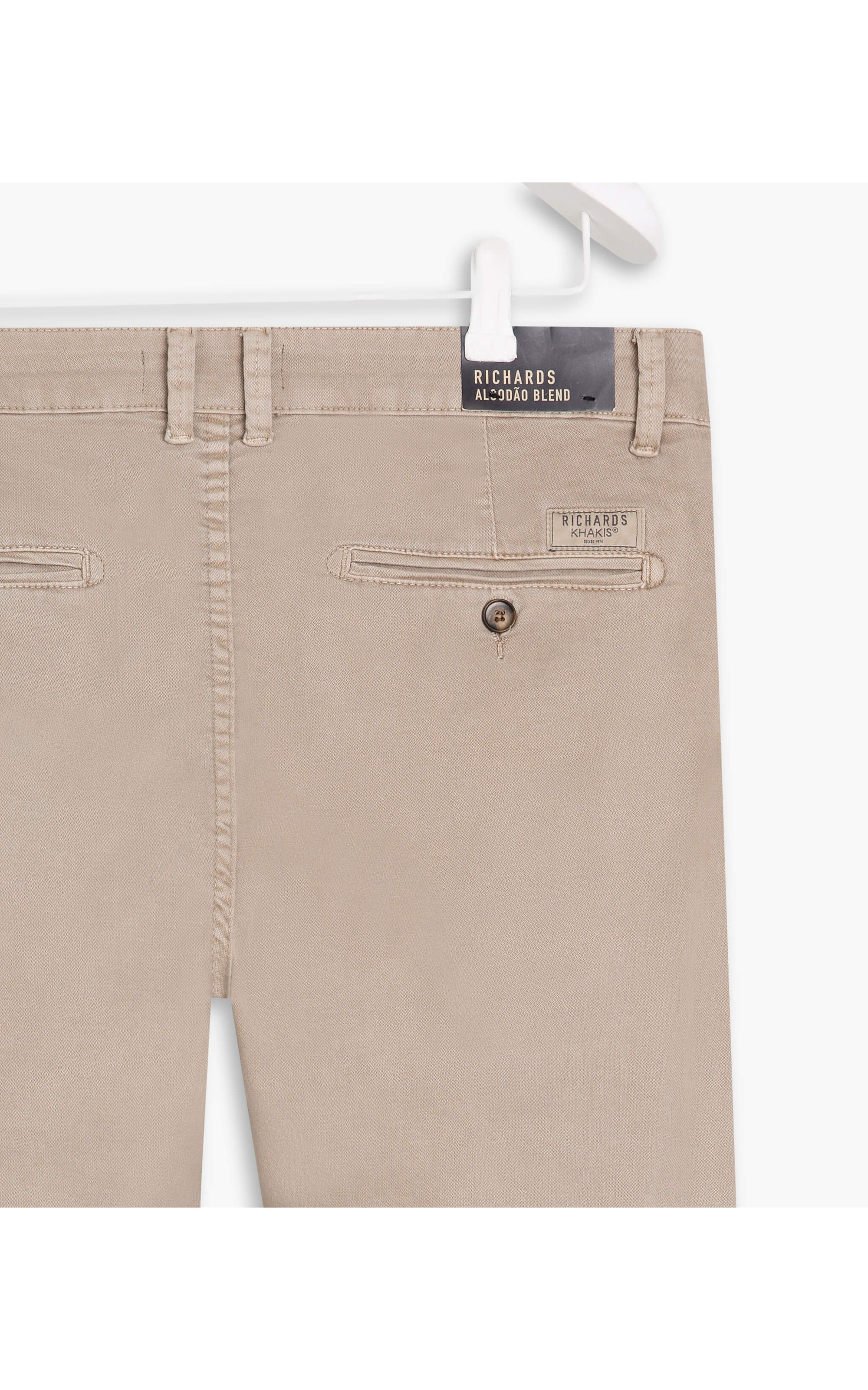 Calça Chino Jogging Color Cinza Medio