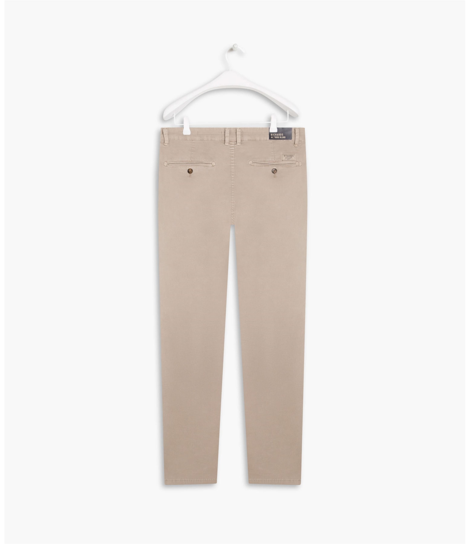 Calça Chino Jogging Color Cinza Medio