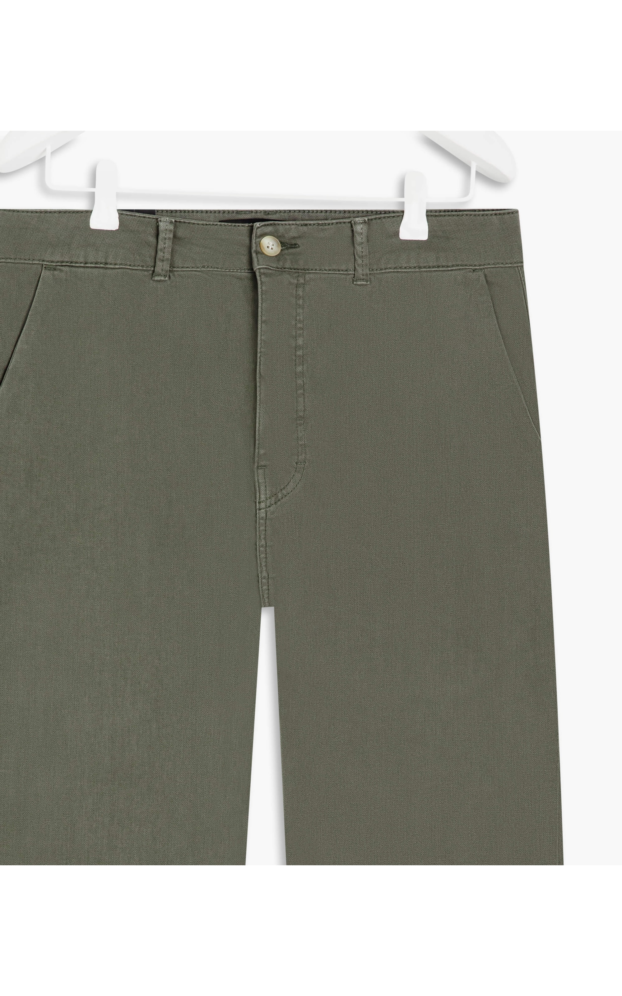 Calça Chino Jogging Color Verde Escuro
