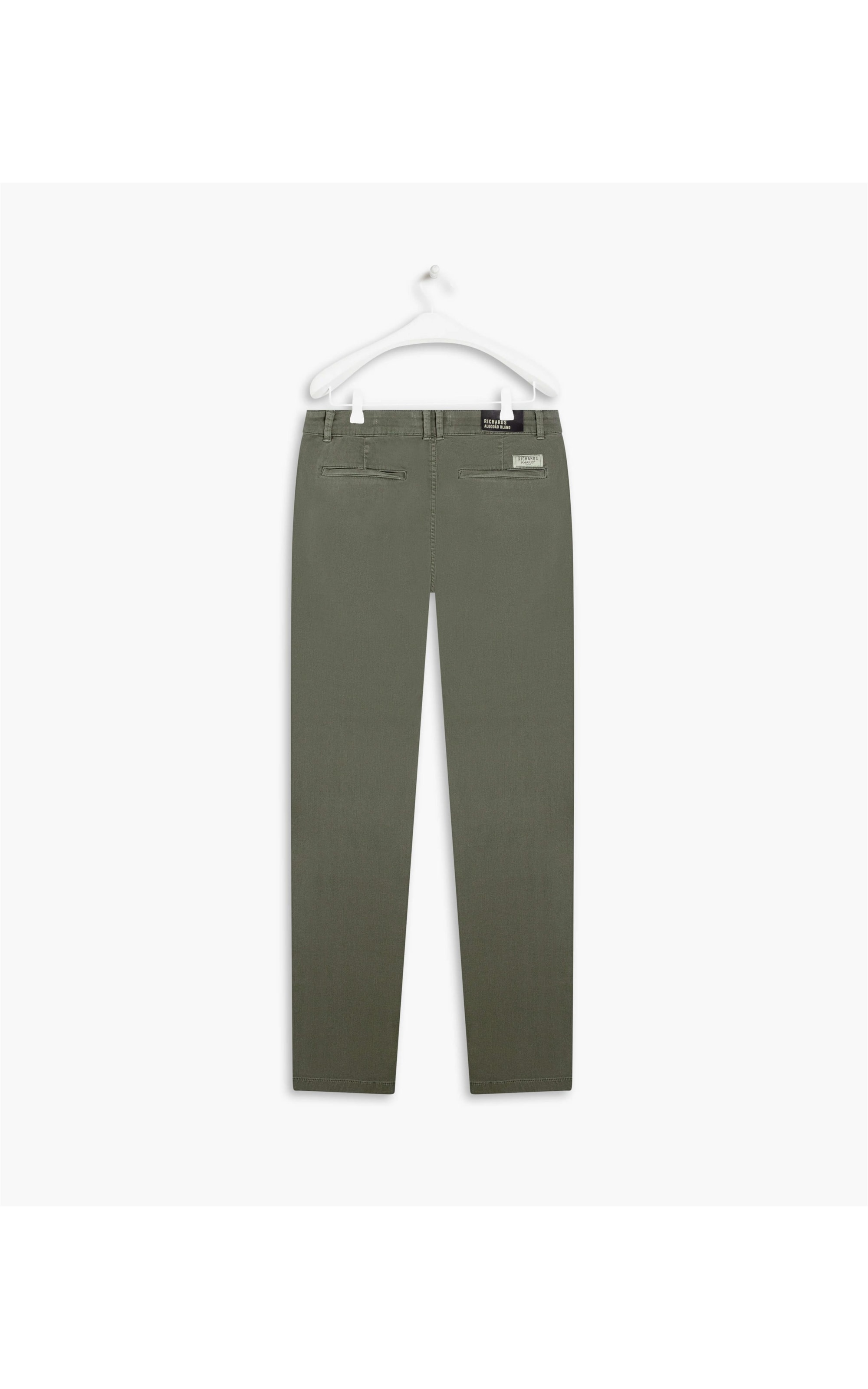 Calça Chino Jogging Color Verde Escuro
