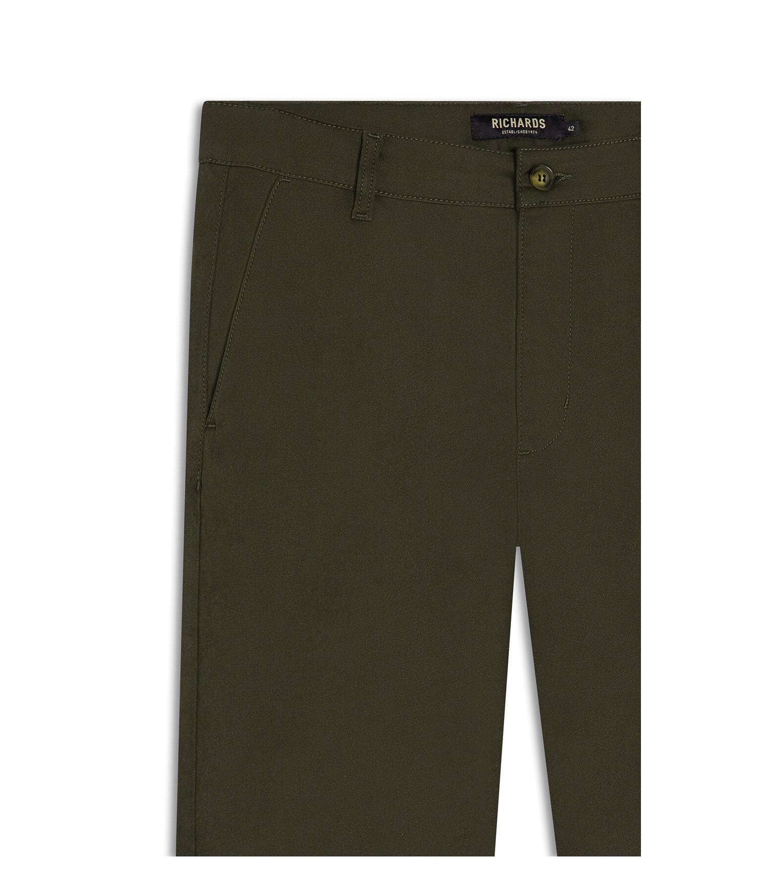 Calça Chino Jogging Custom Fit Pd Musgo
