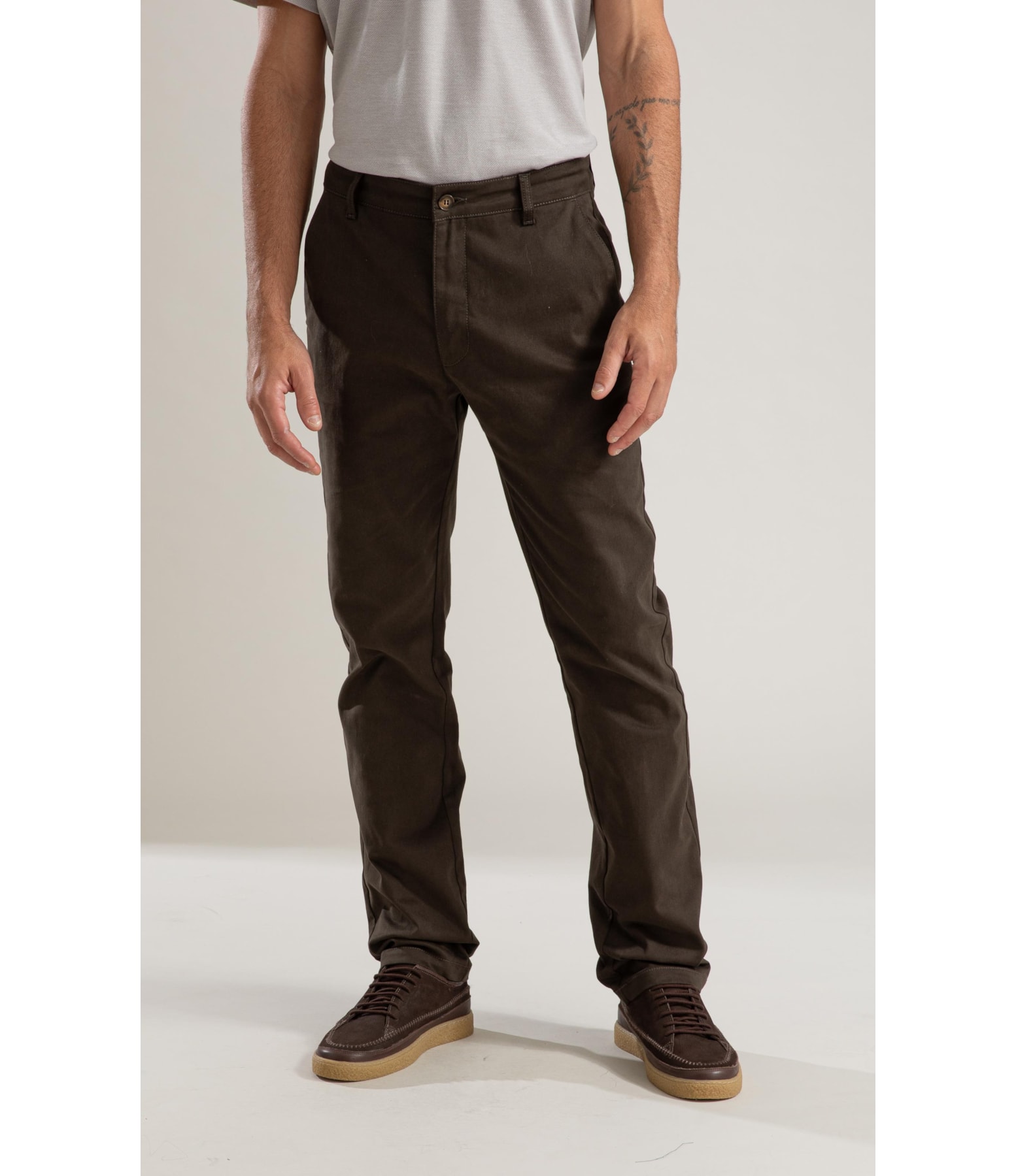 Calça Chino Jogging Custom Fit Pd Musgo