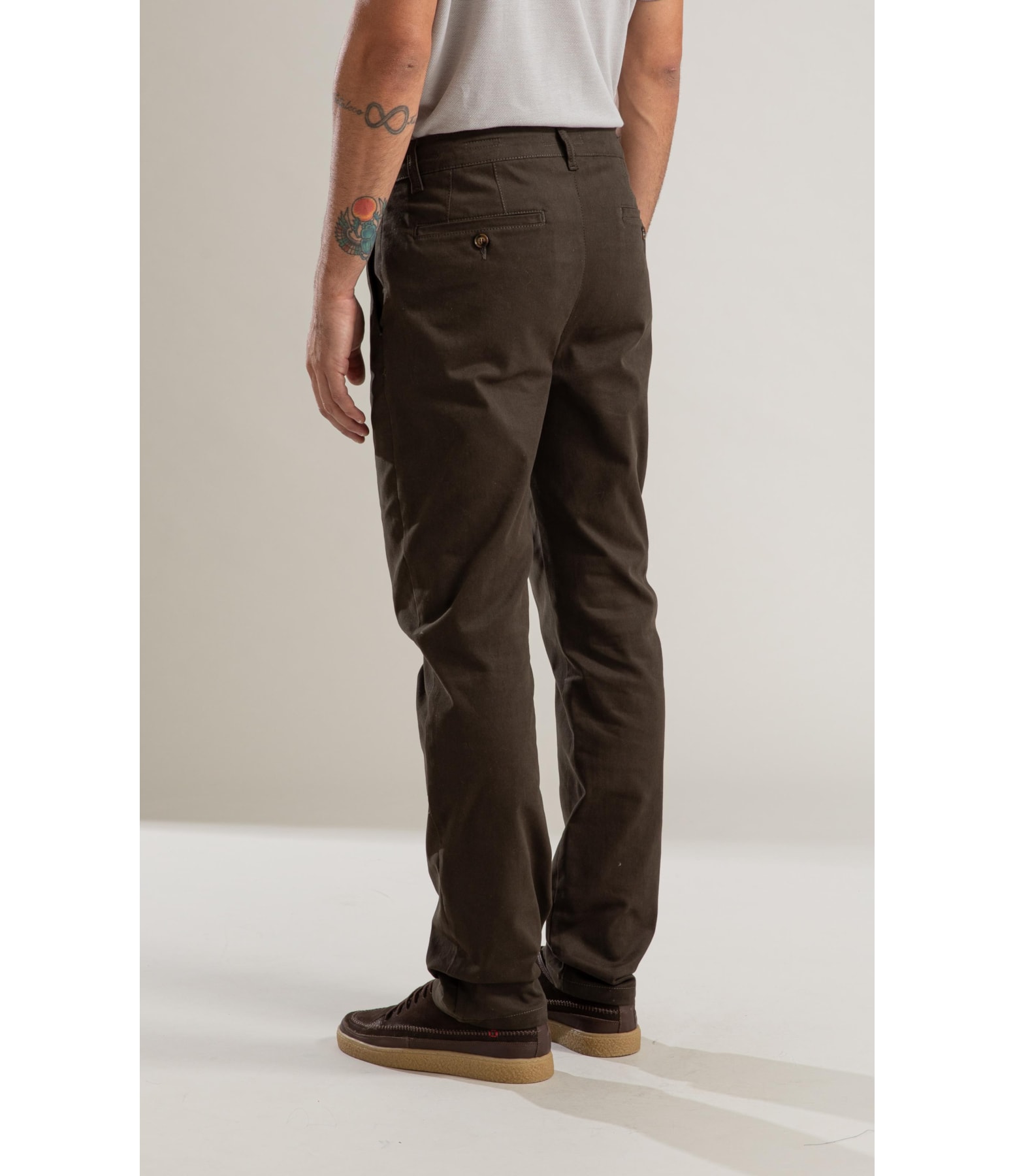 Calça Chino Jogging Custom Fit Pd Musgo