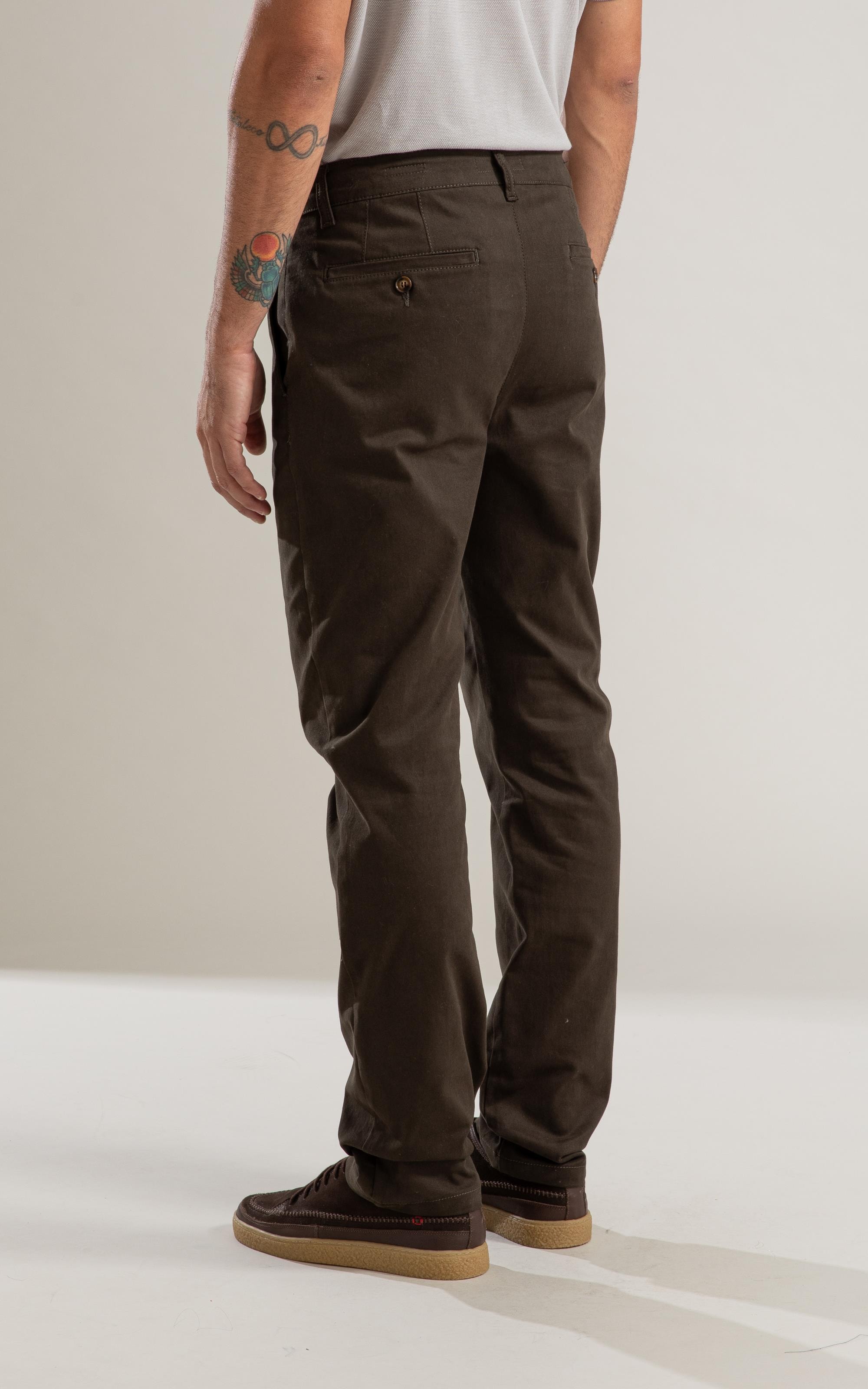 Calça Chino Jogging Custom Fit Pd Musgo