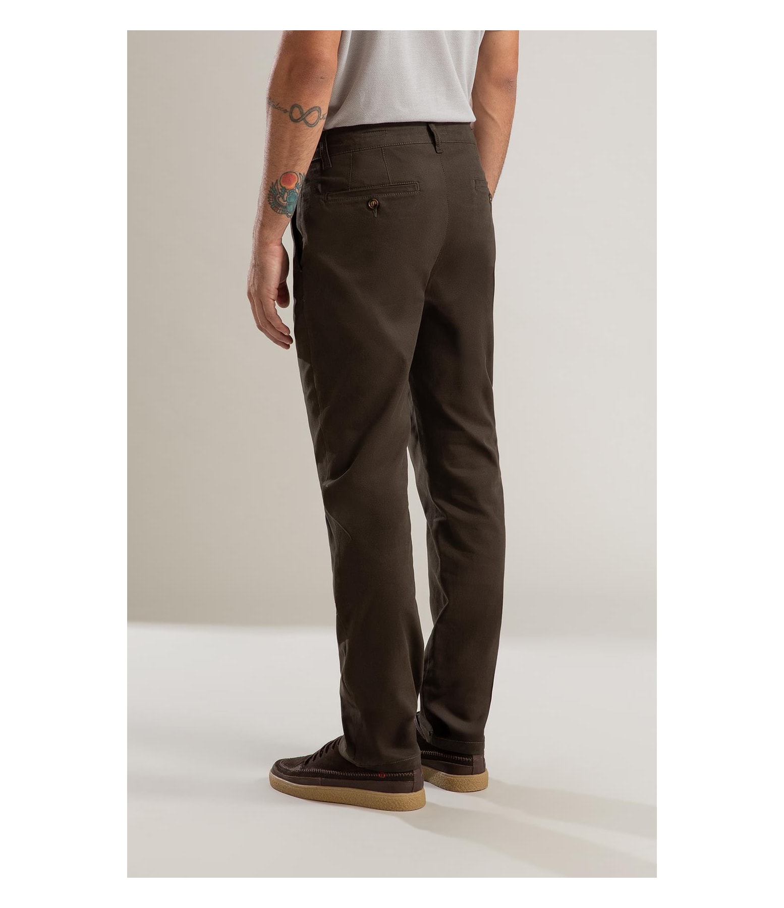 Calça Chino Jogging Custom Fit Pd Musgo