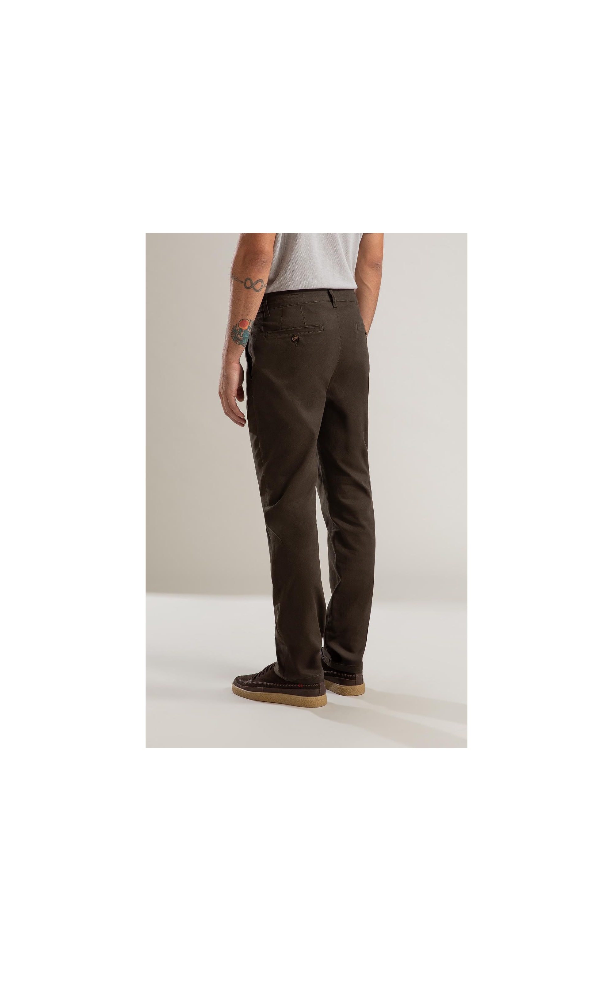 Calça Chino Jogging Custom Fit Pd Musgo