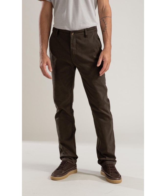 Calça Chino Jogging Custom Fit Pd Musgo