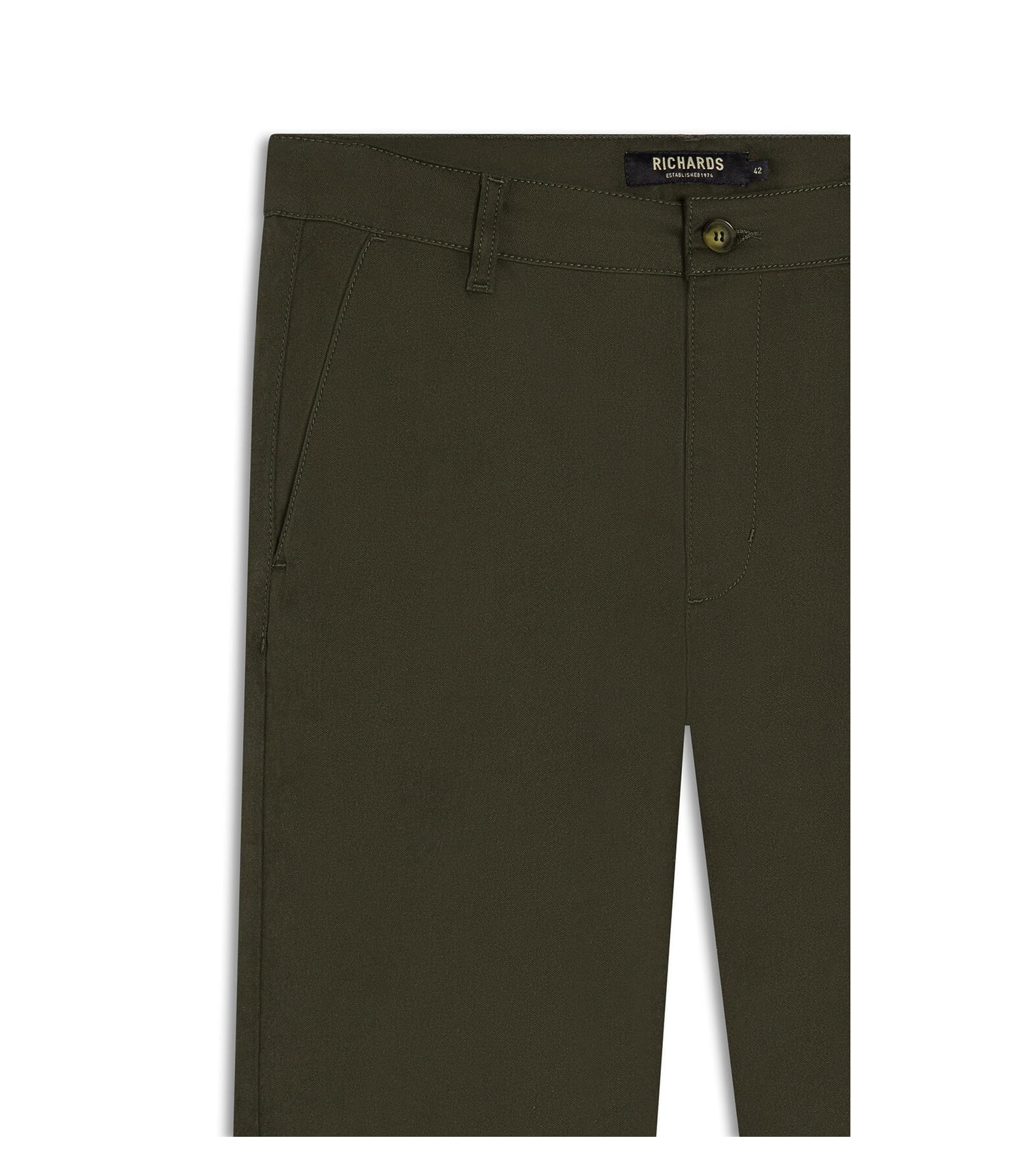Calça Chino Jogging Custom Fit Pd Musgo