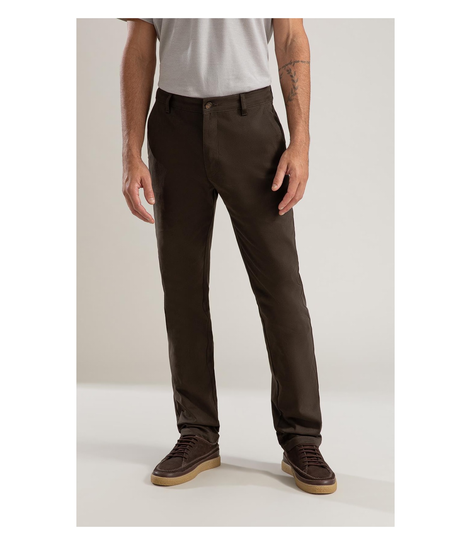 Calça Chino Jogging Custom Fit Pd Musgo