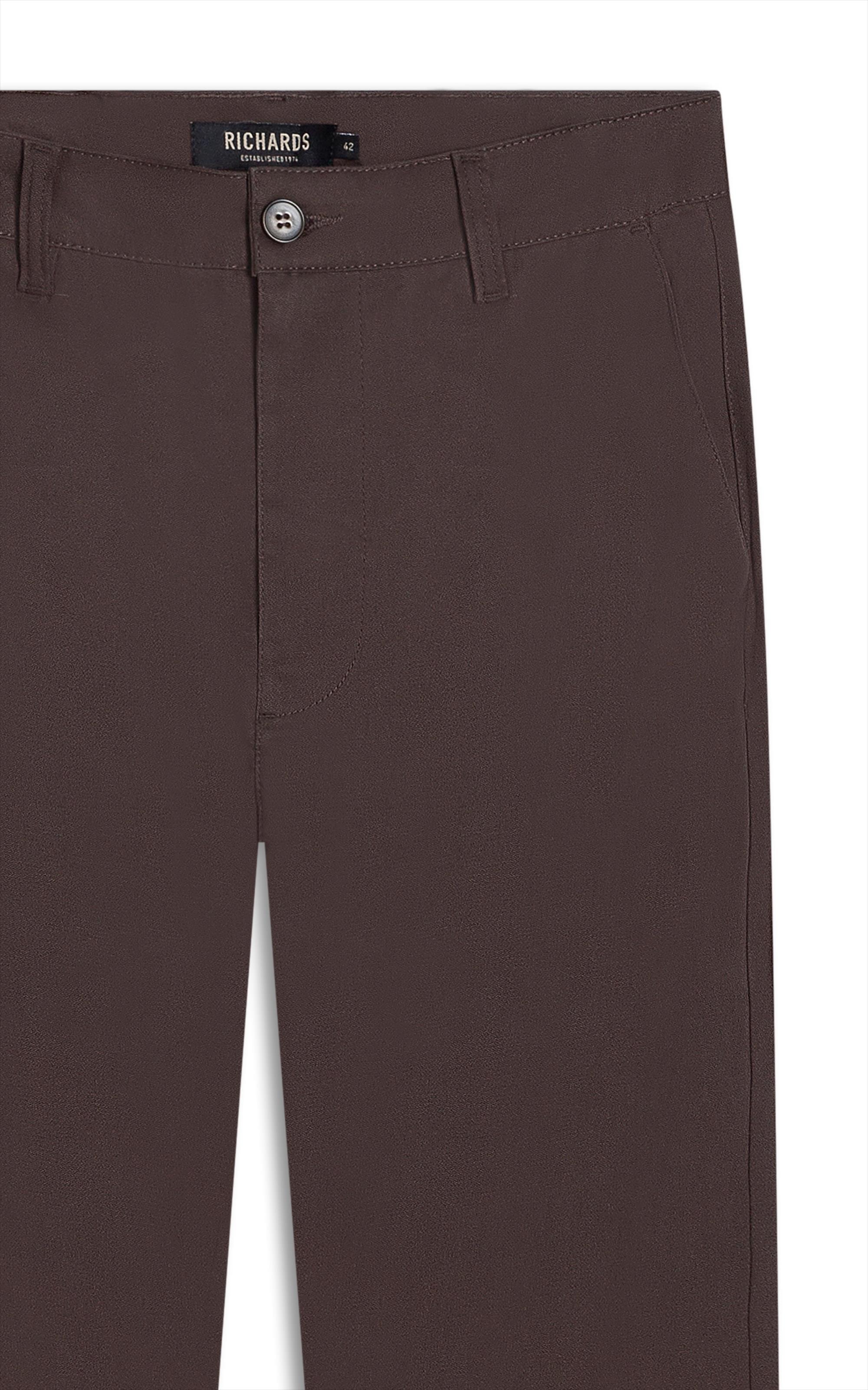 Calca Chino Jogging Pd Custom Fit Marrom