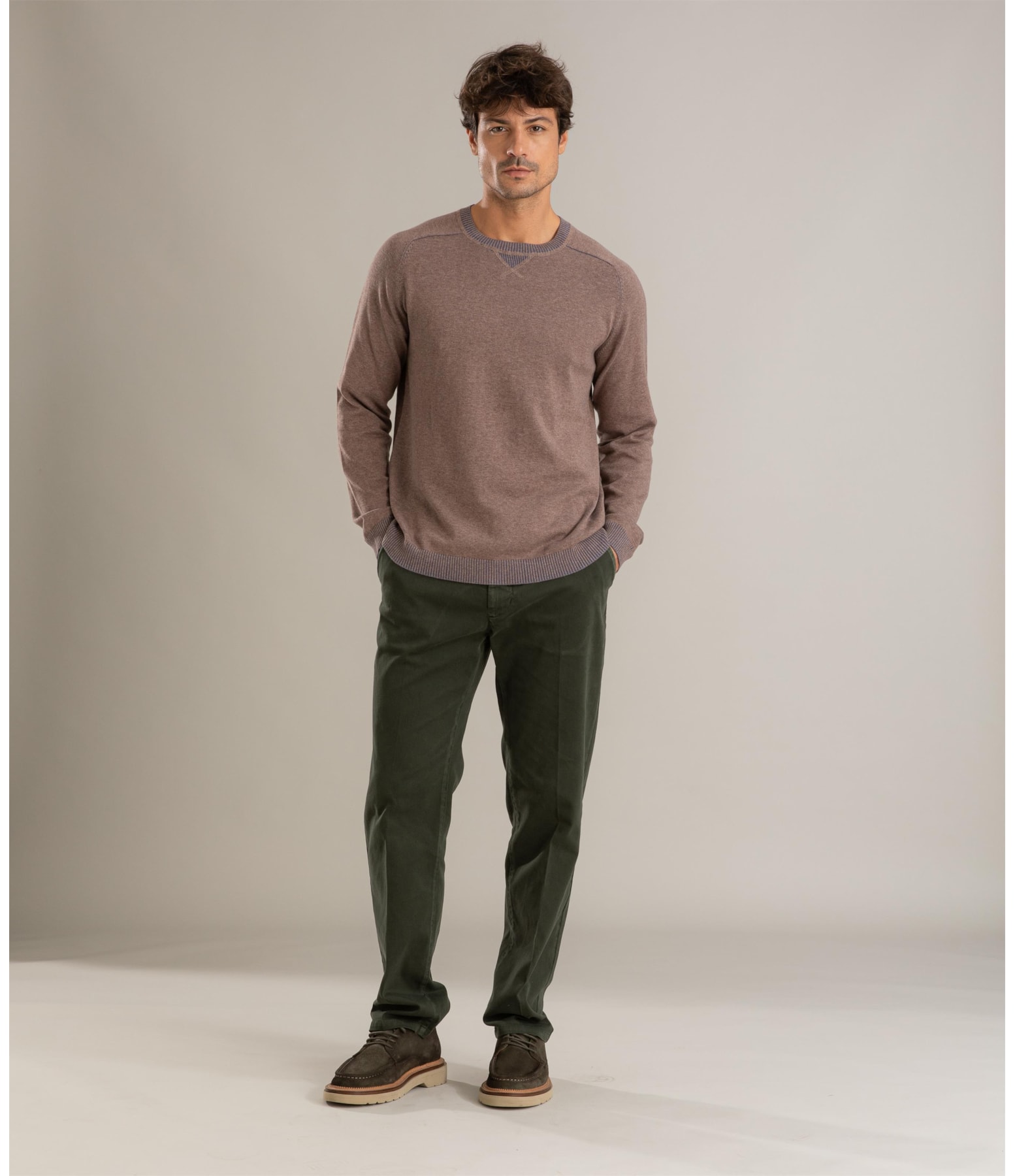 Calça Chino Jogging Preppy Fuji Floresta