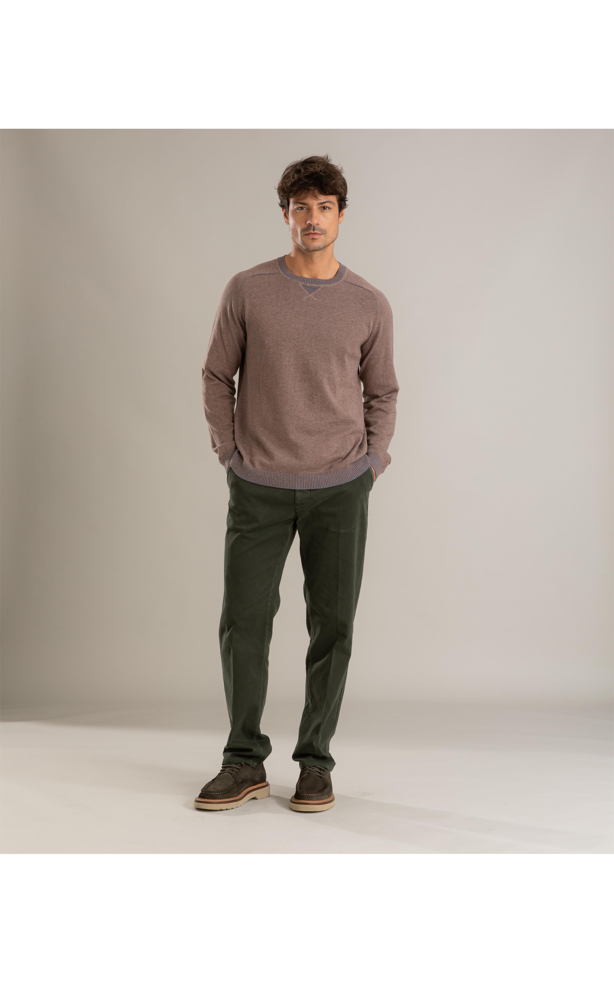 Calça Chino Jogging Preppy Fuji Floresta