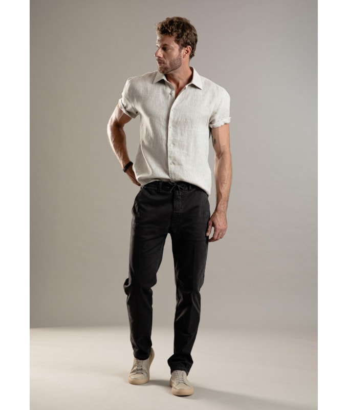 Calça Chino Jogging Preppy Fuji  Plumbo