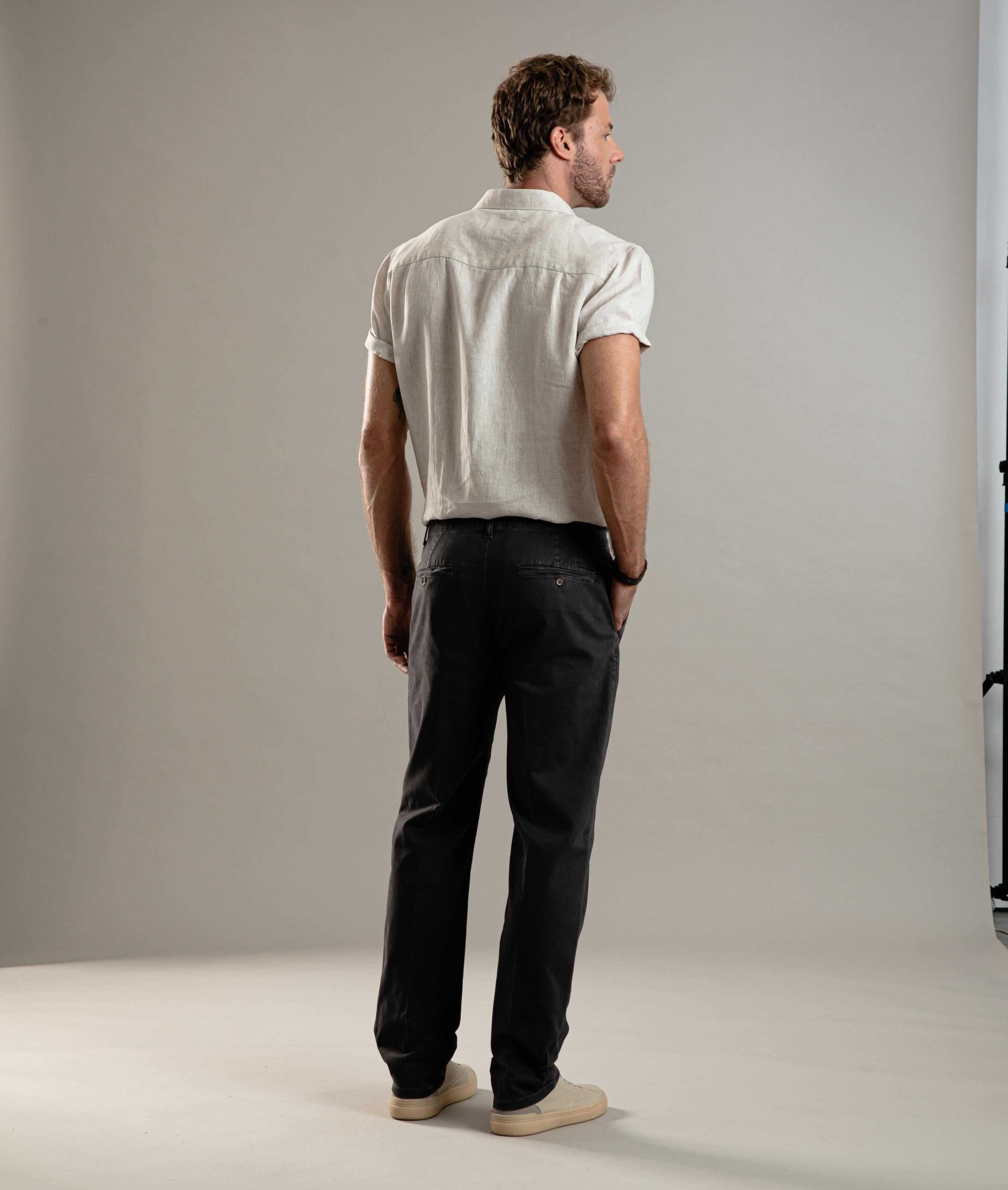 Calça Chino Jogging Custom Fit Pd Musgo